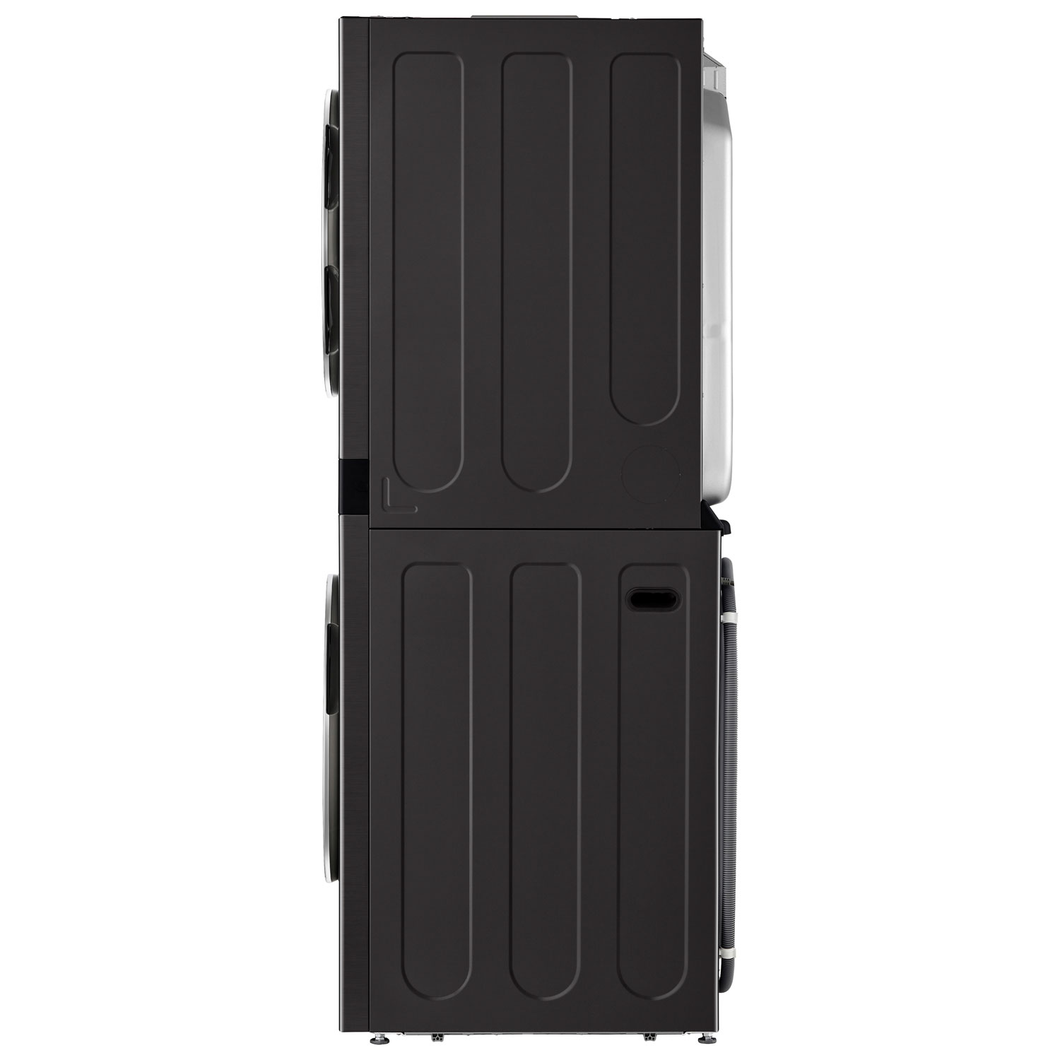 LG WashTower 5.8 Cu. Ft. Electric Washer & 7.4 Cu. Ft. Dryer Combo - Black Stainless