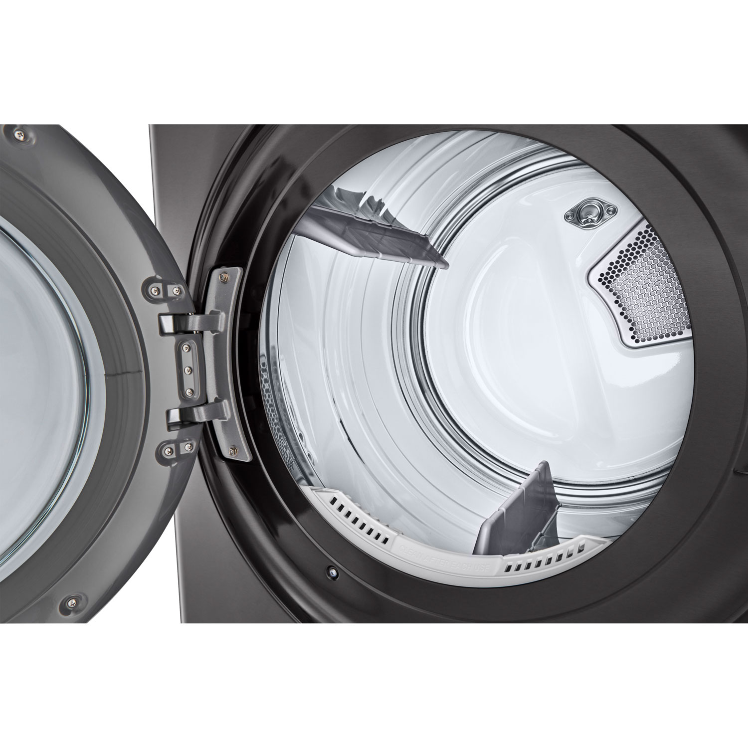 LG WashTower 5.8 Cu. Ft. Electric Washer & 7.4 Cu. Ft. Dryer Combo - Black Stainless