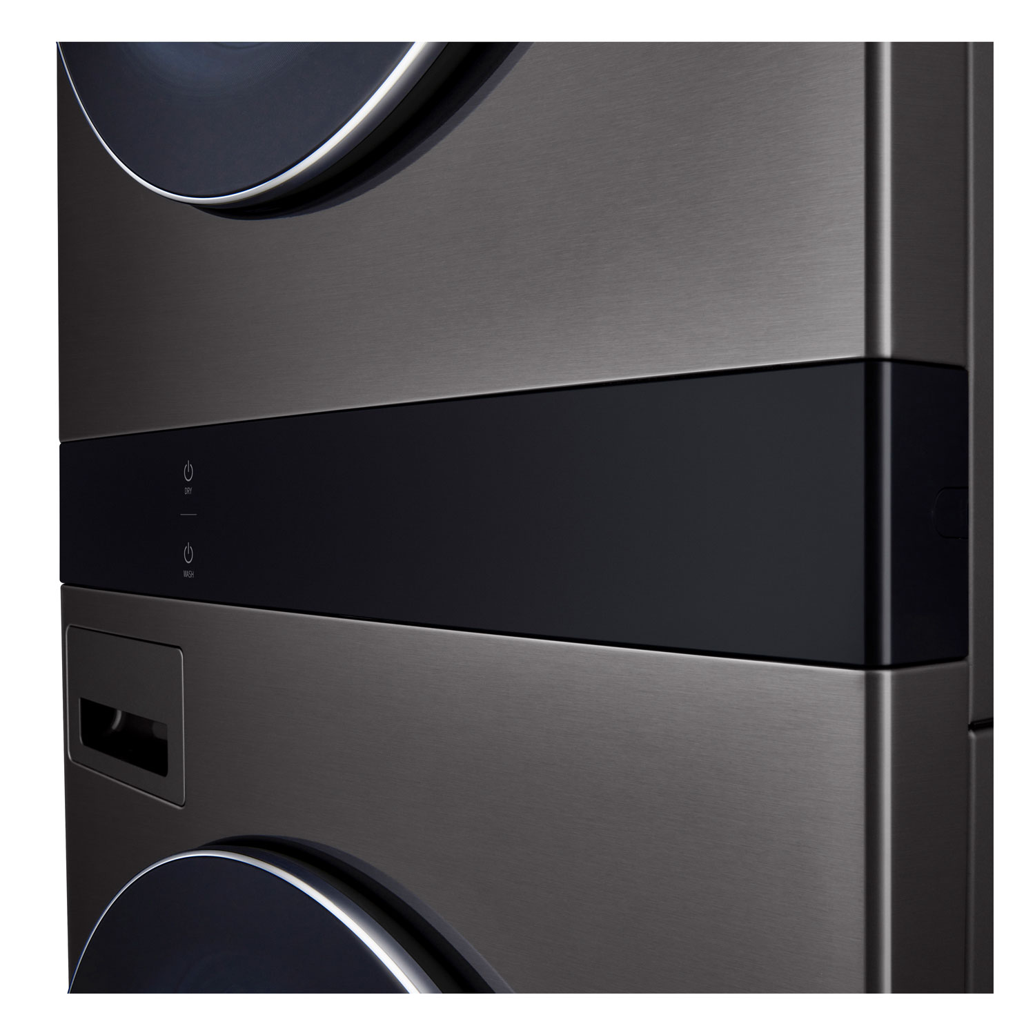 LG WashTower 5.8 Cu. Ft. Electric Washer & 7.4 Cu. Ft. Dryer Combo - Black Stainless