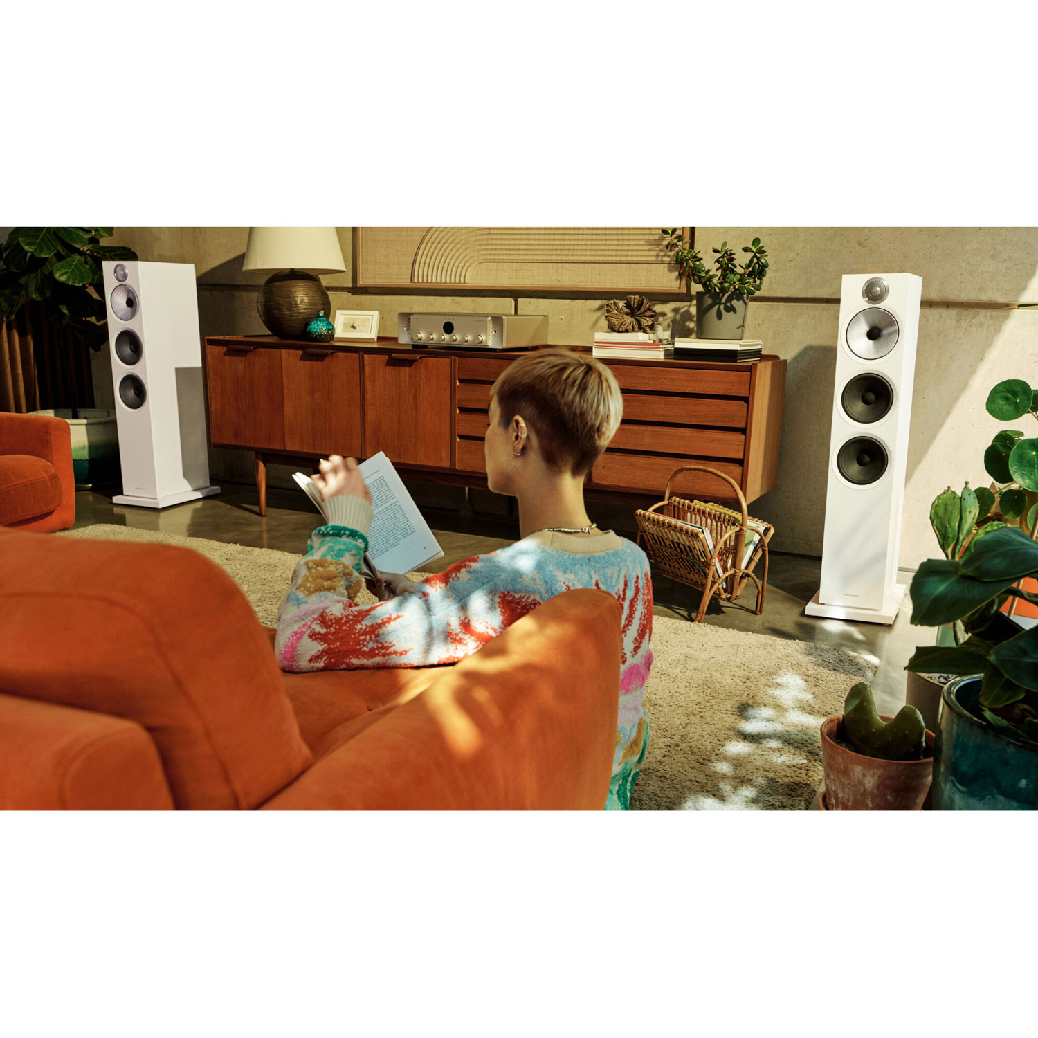 Bowers & Wilkins 603 S3 Tower Speaker - Single - White