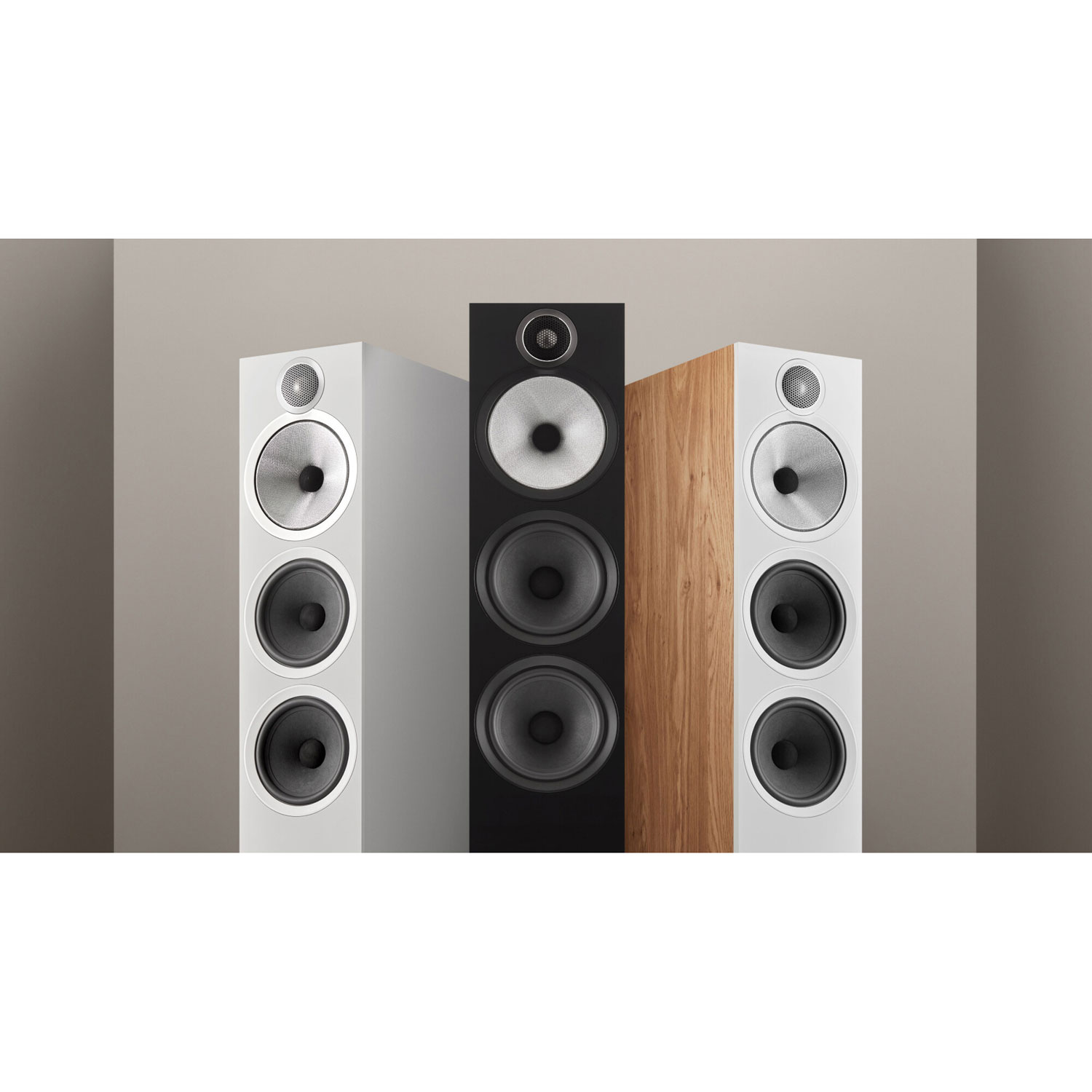 Bowers & Wilkins 603 S3 Tower Speaker - Single - Oak