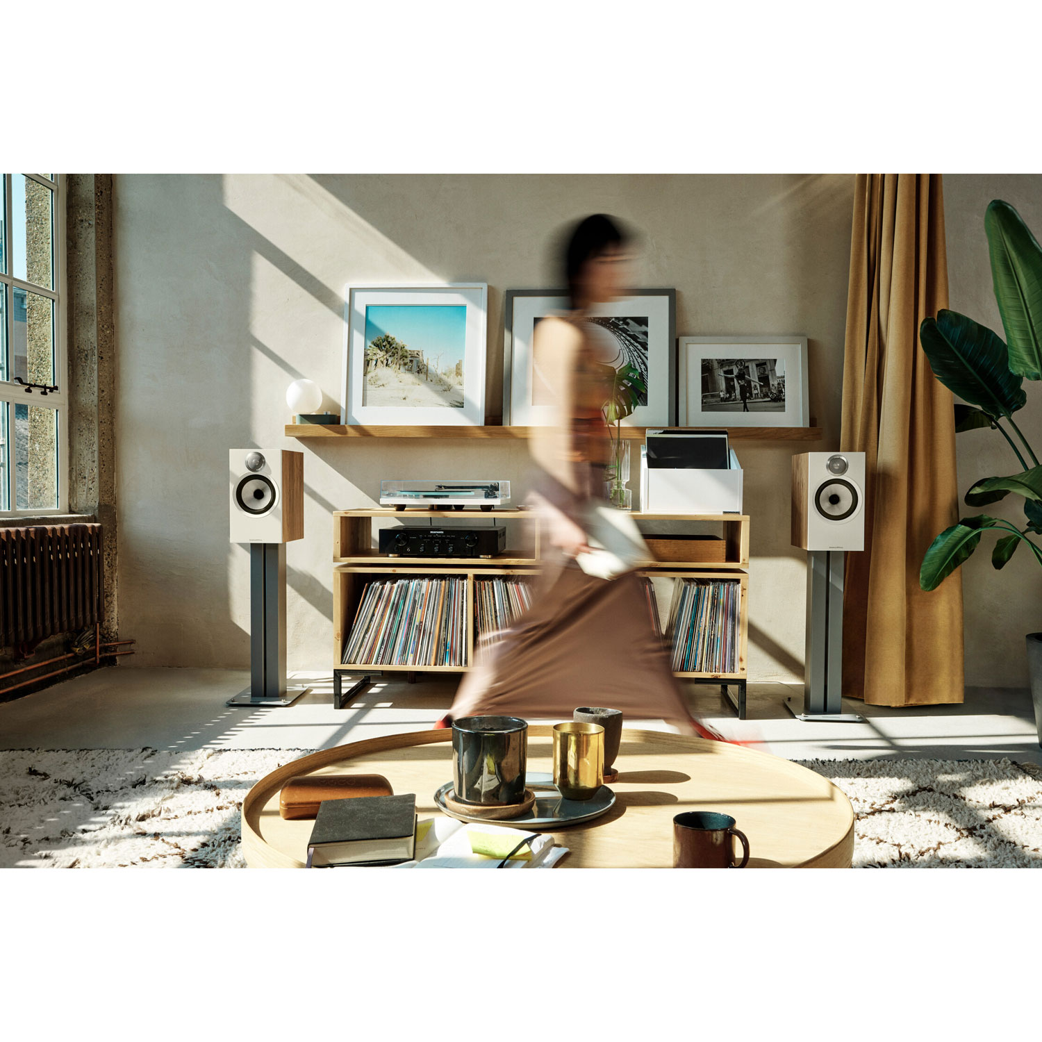 Haut-parleur d'étagère 606 S3 de Bowers & Wilkins - Paire - Chêne