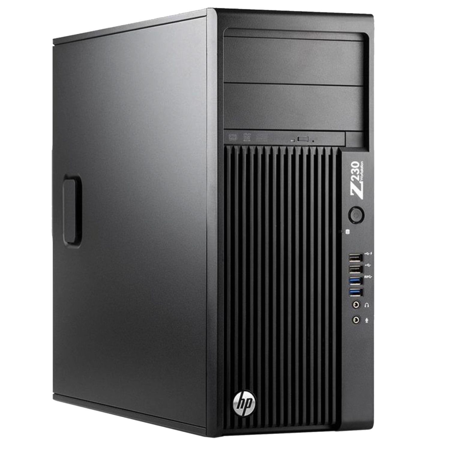 Refurbished (Good) - HP Z230 Tower Workstation Desktop PC Computer (Core i5/ 16GB RAM/ 256GB SSD/ WINDOWS 10 PRO) Intel - Black
