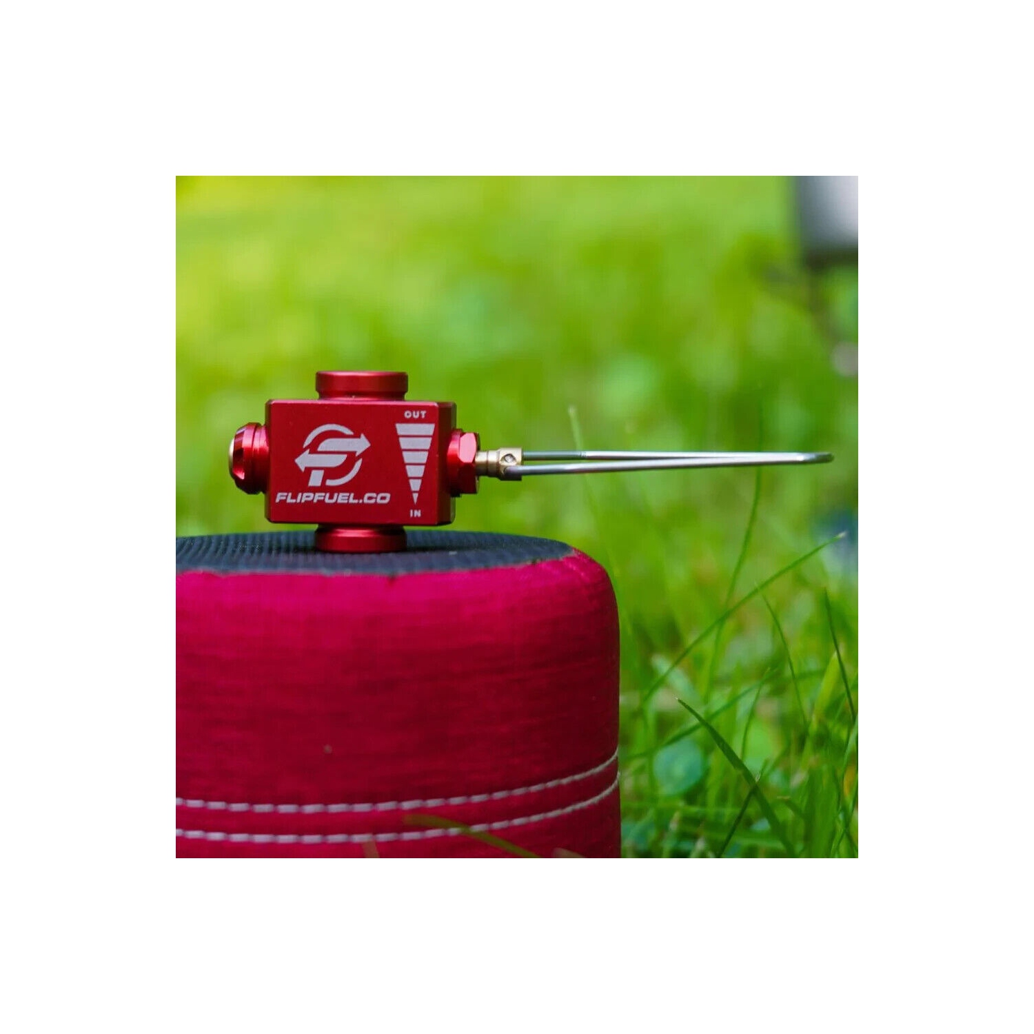 VANNE DE TRANSFERT D'ISOBUTANE FLIPFUEL | dispositif de transfert de réservoir d'isobutane de gaz de poêle