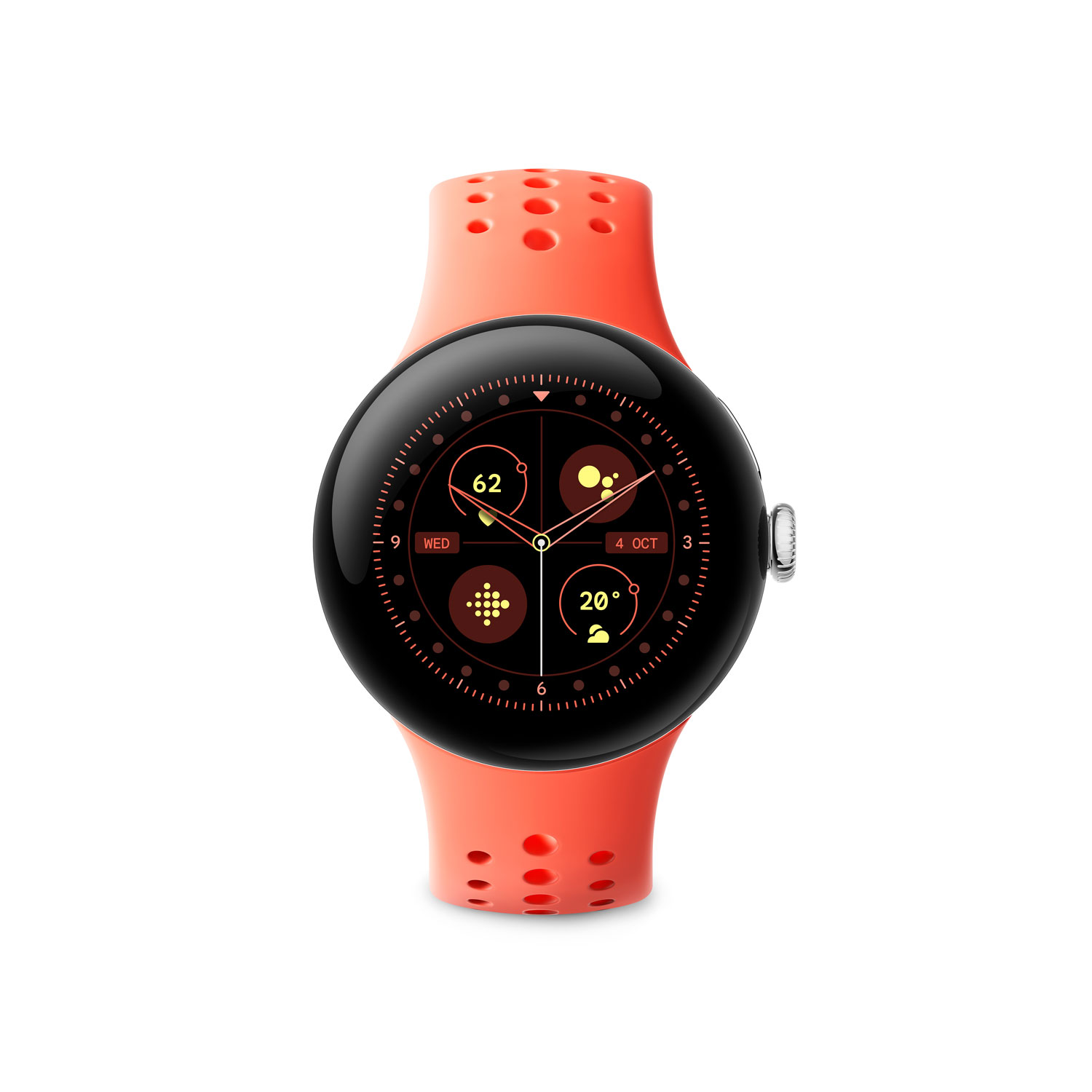 Bracelet sport pour Pixel Watch 2 de Google - Corail - Grand