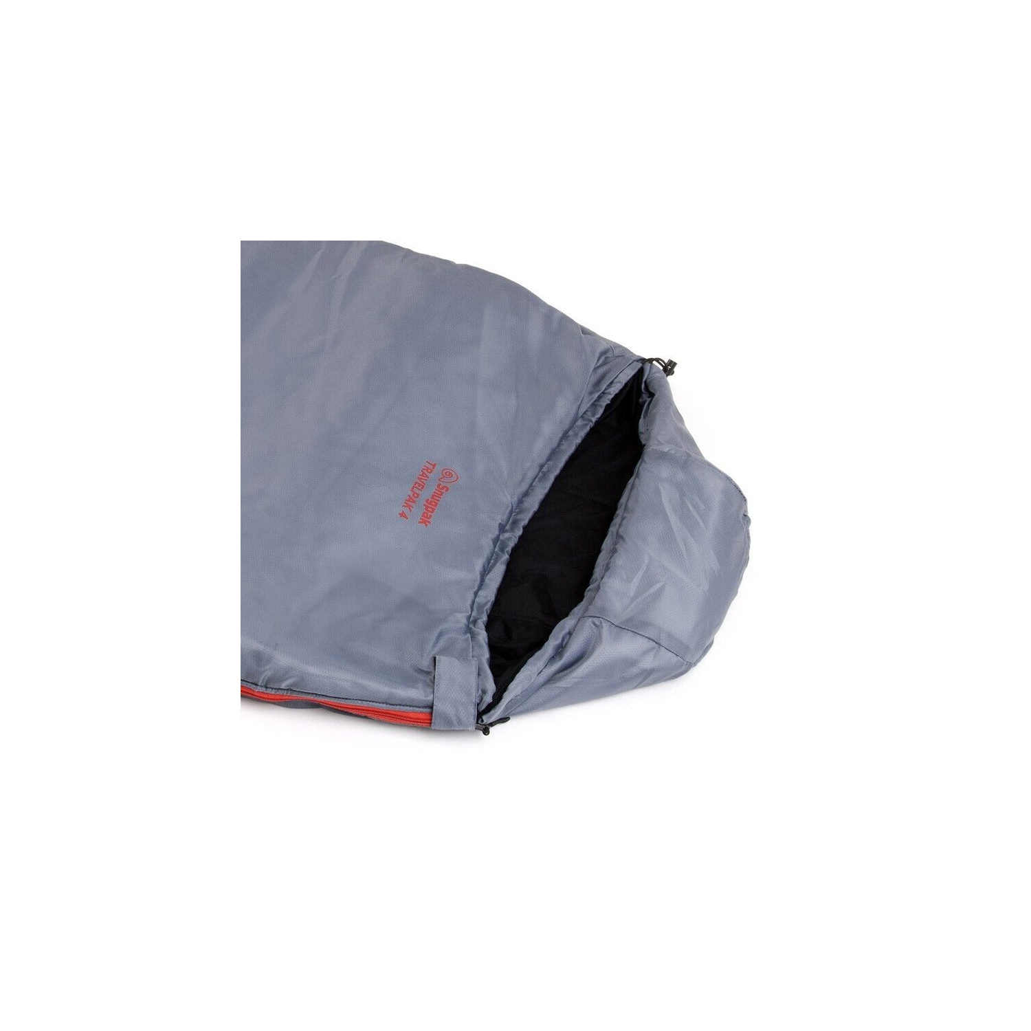 Sac de couchage Snugpak TRAVELPAK 4 avec filet intégré et tissus antibactériens - Gris