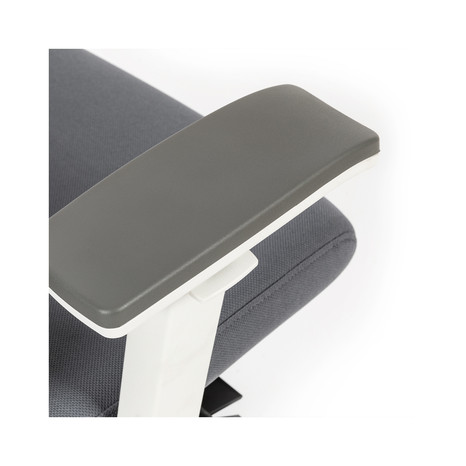 EFFYDESK BUSINESS BUNDLE: Height Adjustable Computer Standing Desk Small Oak White on Business White Frame + KaiChair Adjustable Ergonomic Office