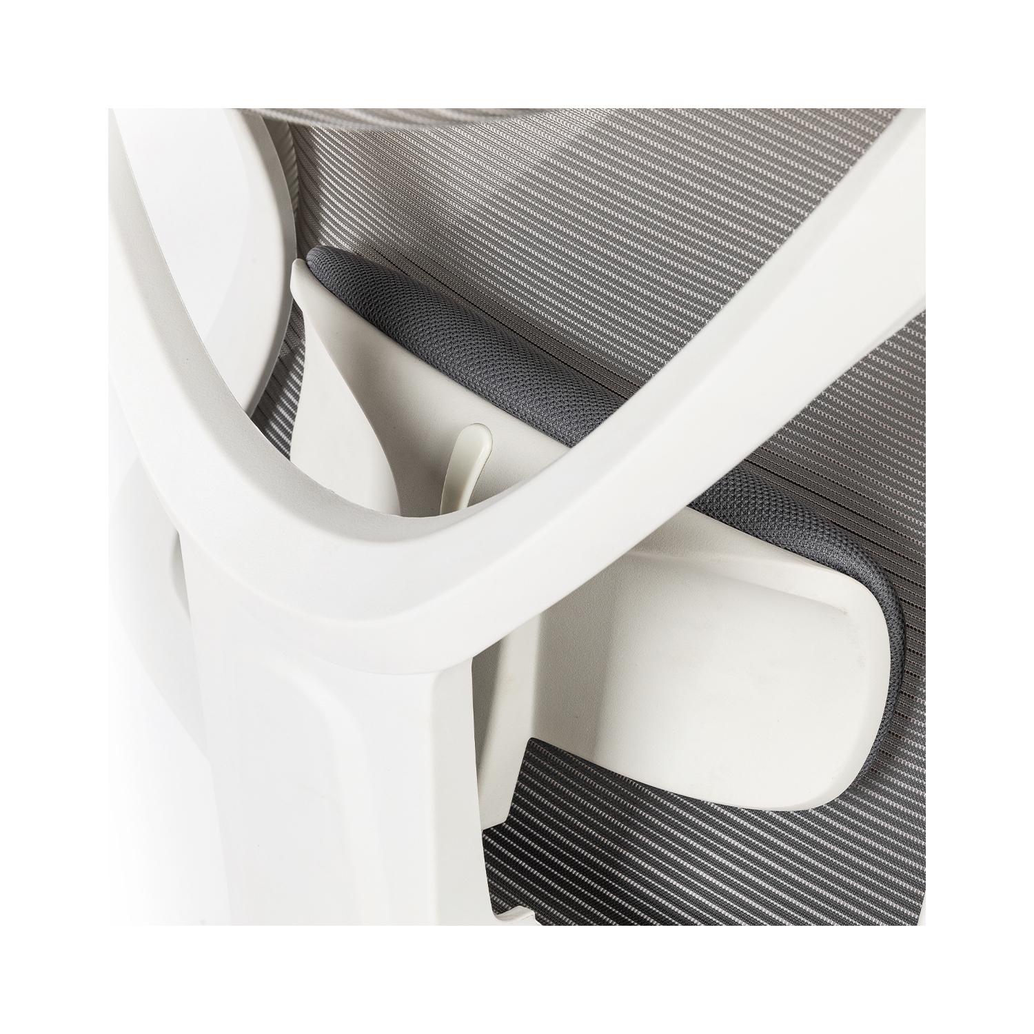 EFFYDESK BUSINESS BUNDLE: Height Adjustable Computer Standing Desk Small Oak White on Business White Frame + KaiChair Adjustable Ergonomic Office