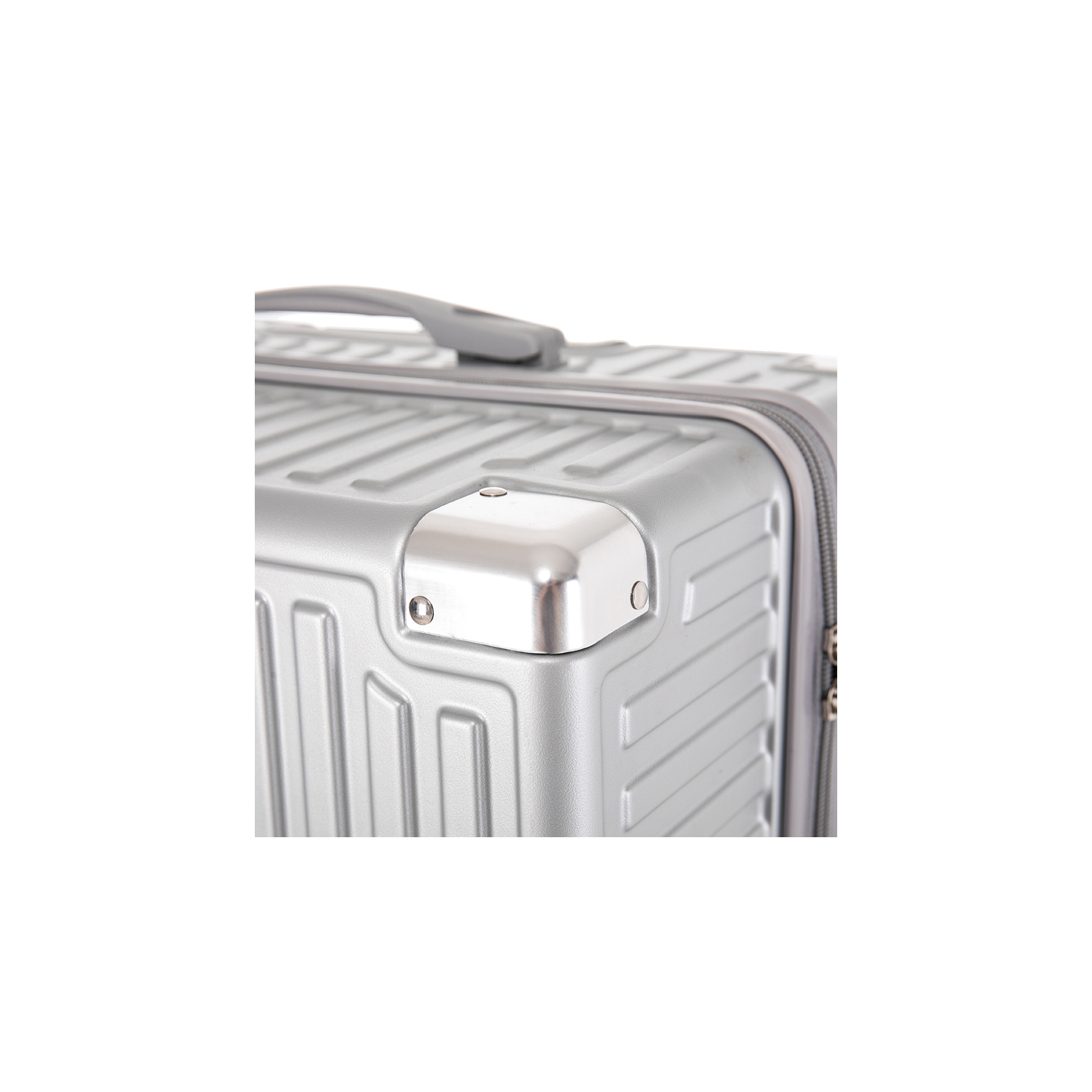 Valise légère et durable en polycarbonate et en ABS, roulettes pivotantes doubles, verrou TSA - 24&nbsp;po - Zenith Turquoise