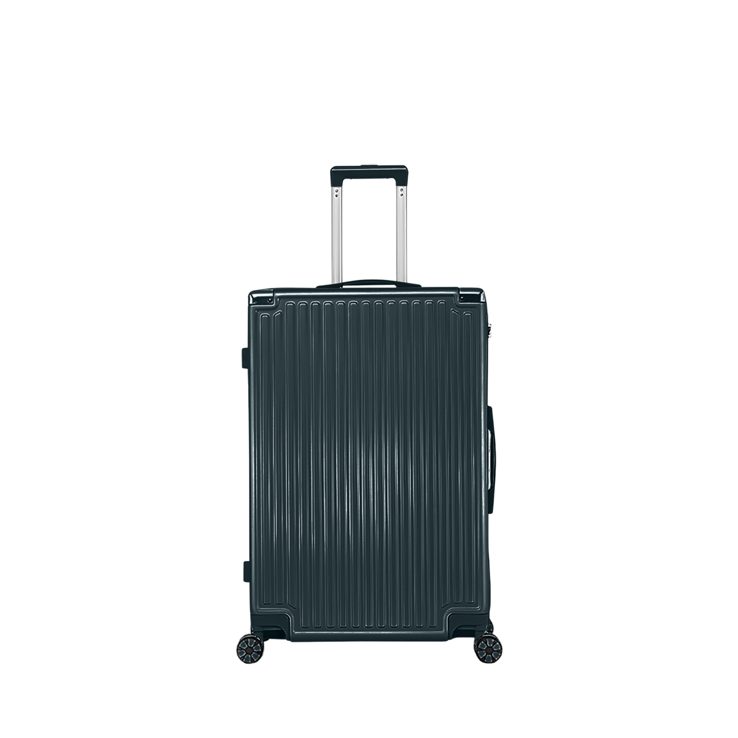 WINGOMART Luggage Lightweight Durable PC+ABS Hardshell, Double Spinner Wheels, TSA Lock - 24in - Deep Sea Green