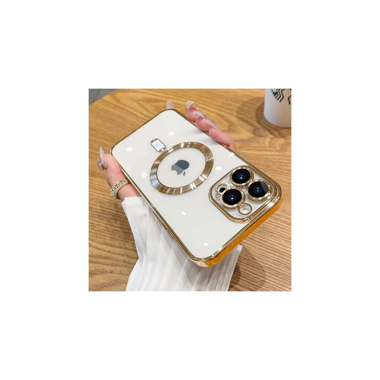 Apple Fitted Hard Shell Case with MagSafe for iPhone 14 Pro - Rose Gold