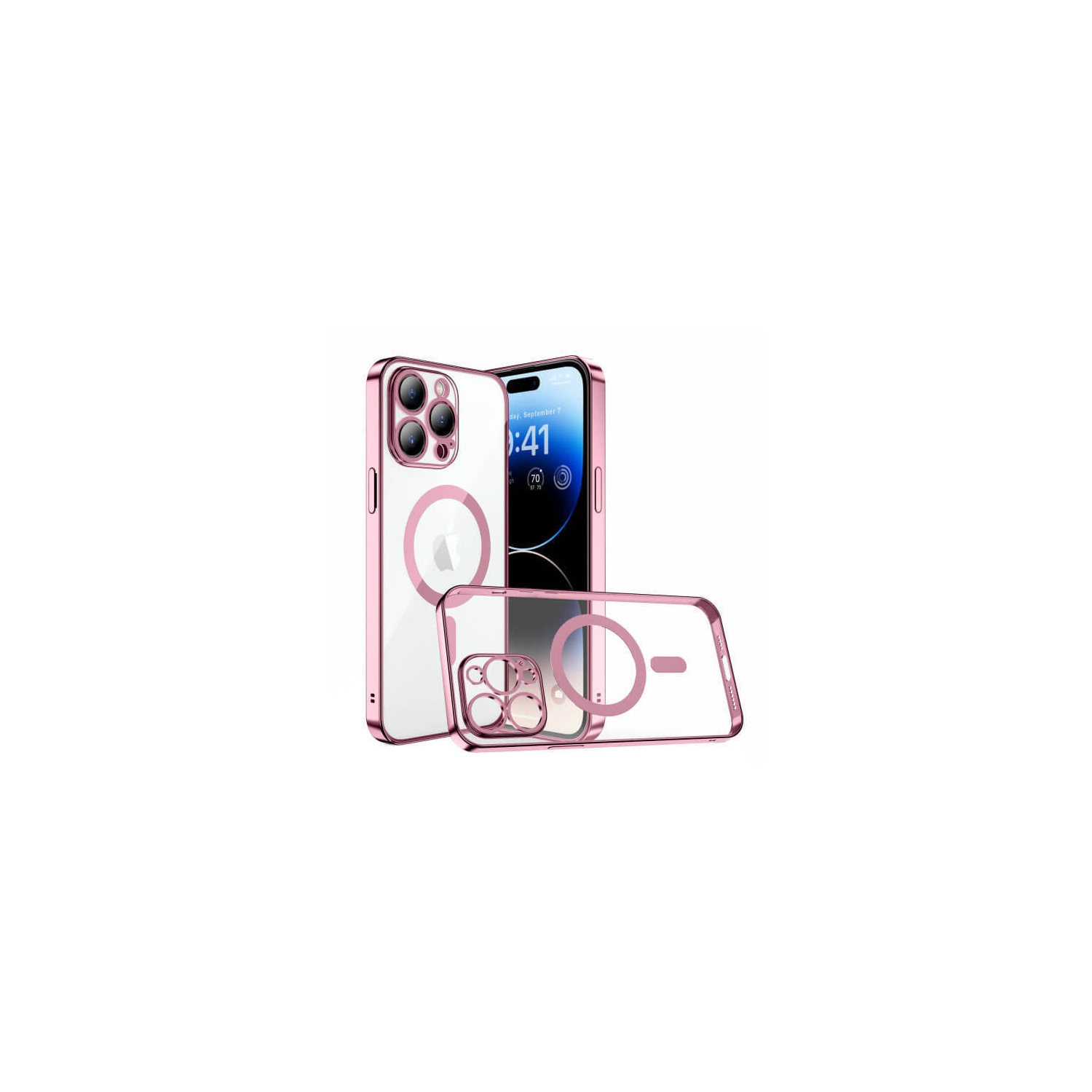 Apple Fitted Hard Shell Case with MagSafe for iPhone 14 Plus - Rose Gold