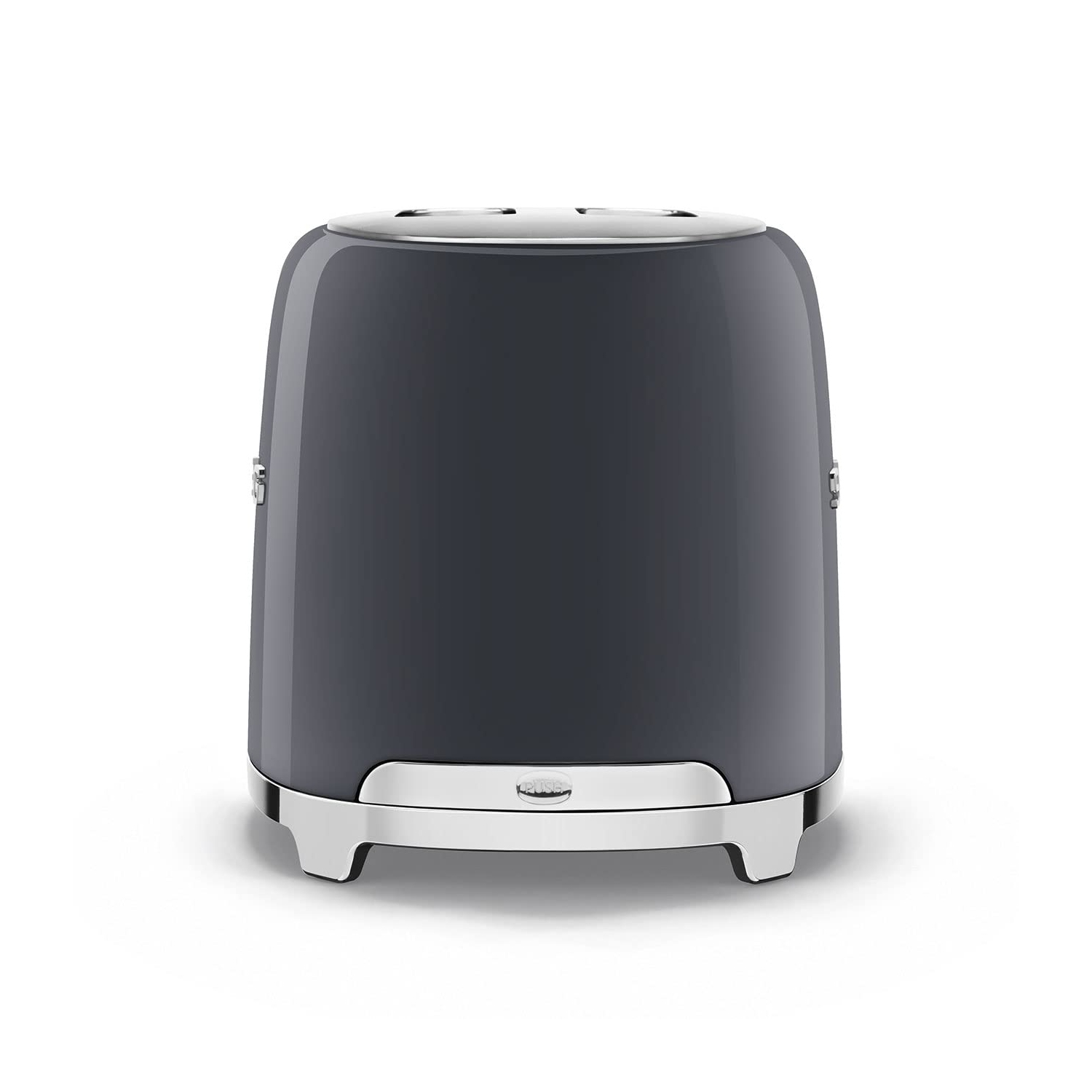 Le grille-pain à 2 tranches style rétro des années 50 de SMEG est gris ardoise
