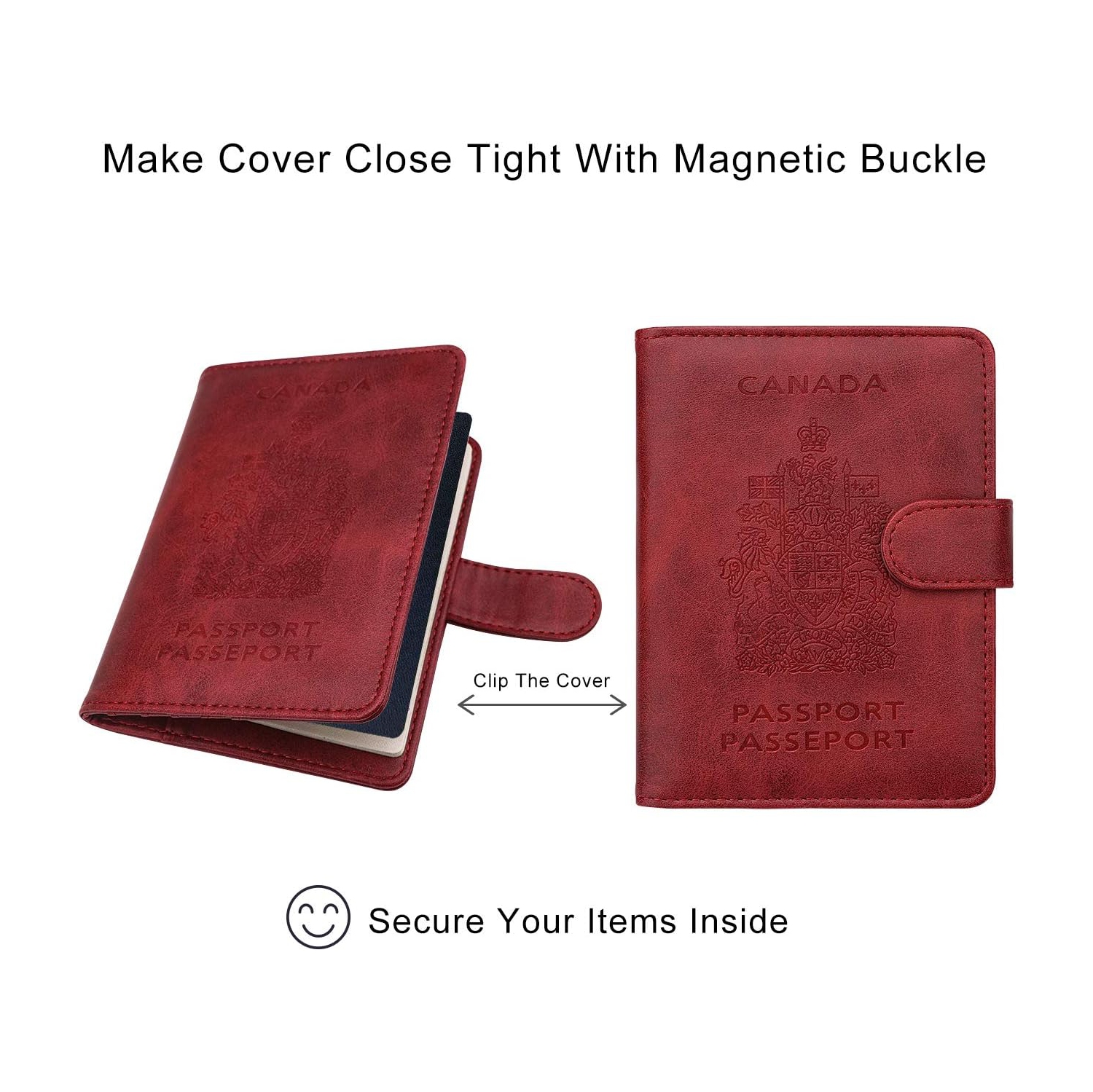 RFID Blocking Passport Holder Travel Wallet Cover Case