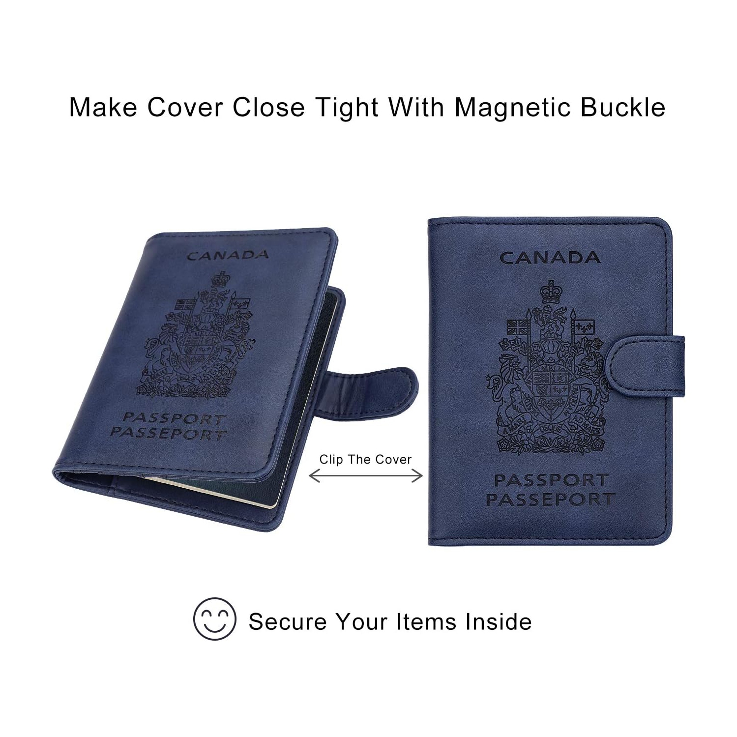 RFID Blocking Passport Holder Travel Wallet Cover Case