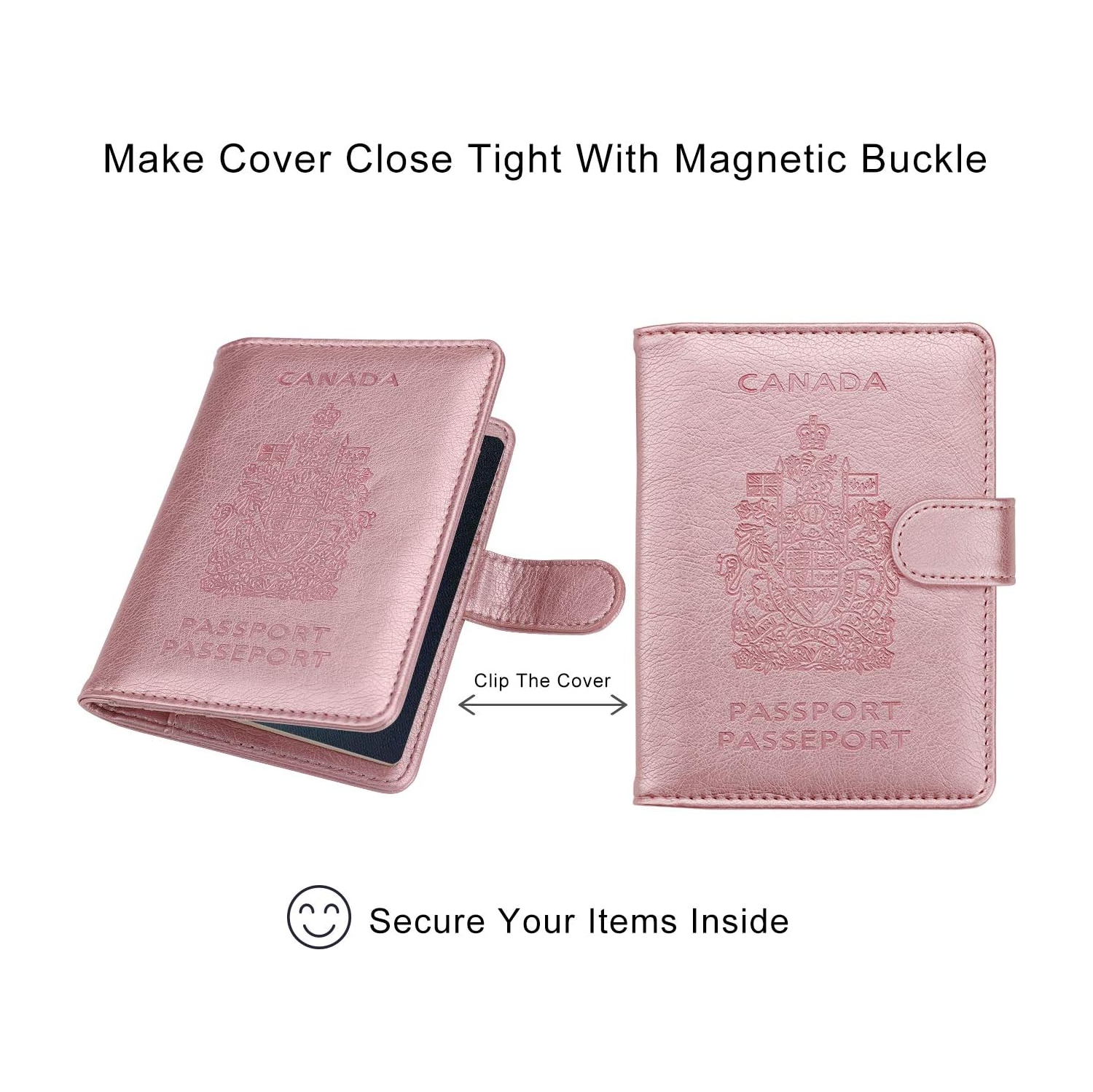 RFID Blocking Passport Holder Travel Wallet Cover Case