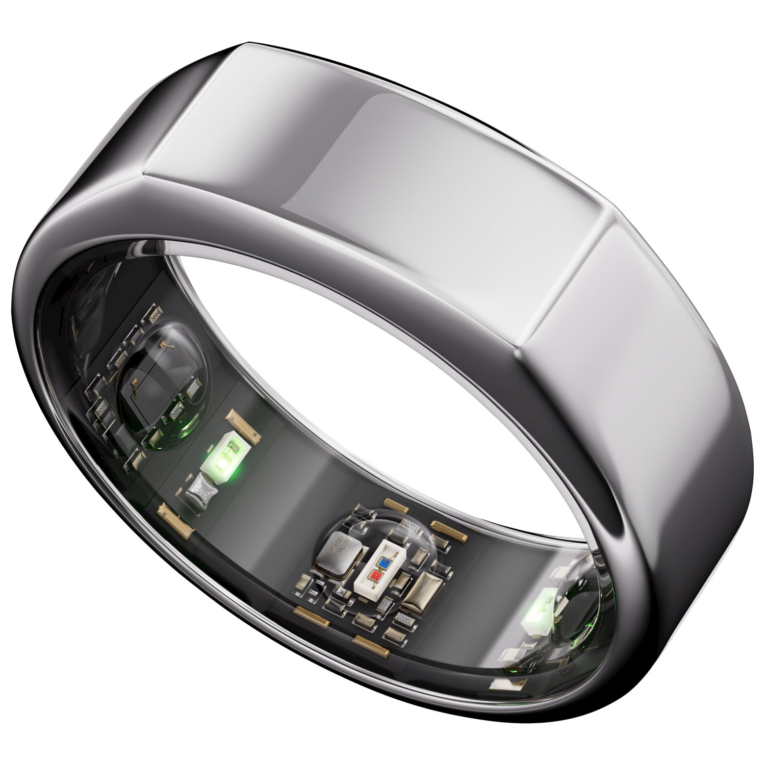 Oura Ring Gen3 - Heritage - Size 7 - Silver | Best Buy Canada