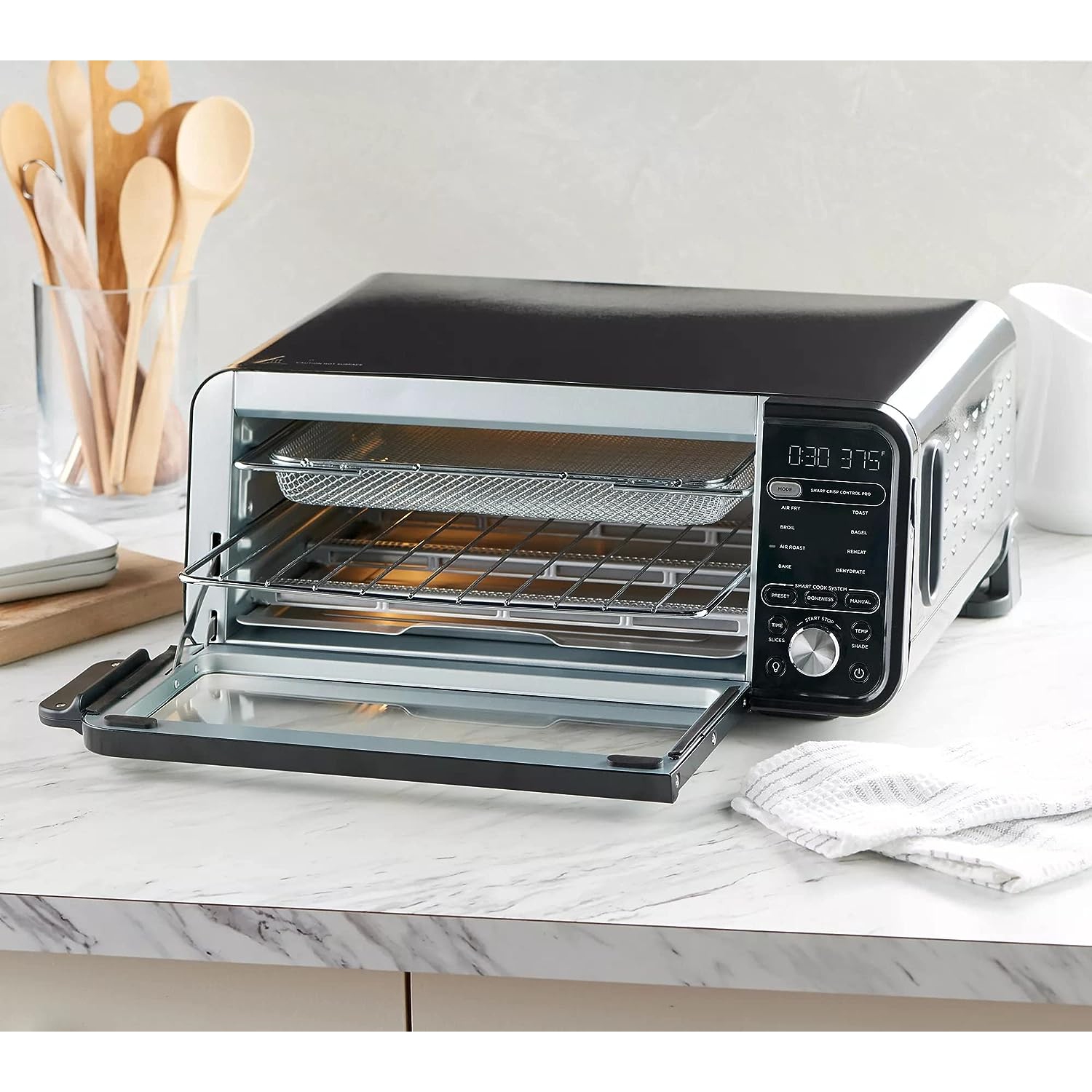Ninja SP251Q Digital Air Fry Pro Countertop 10-in-1 Smart Oven Good