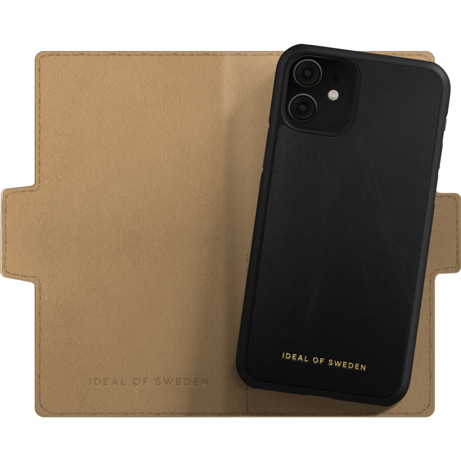 iDeal of Sweden Atelier Wallet Case for iPhone 13 and iPhone 14 ,Intense Black - Open Box