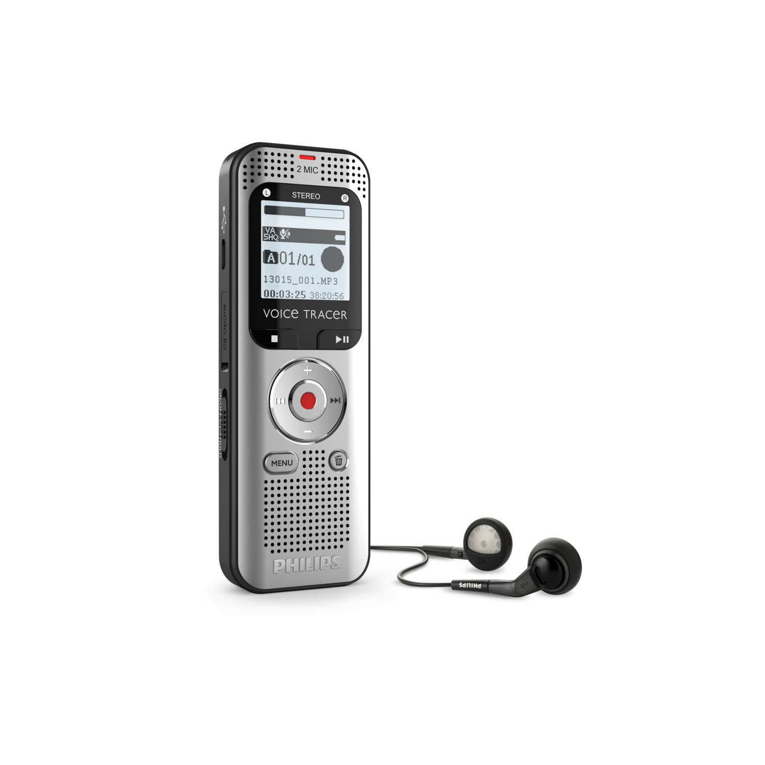 Philips 8GB Voice Recorder with Sembly Speech-to-Text Software