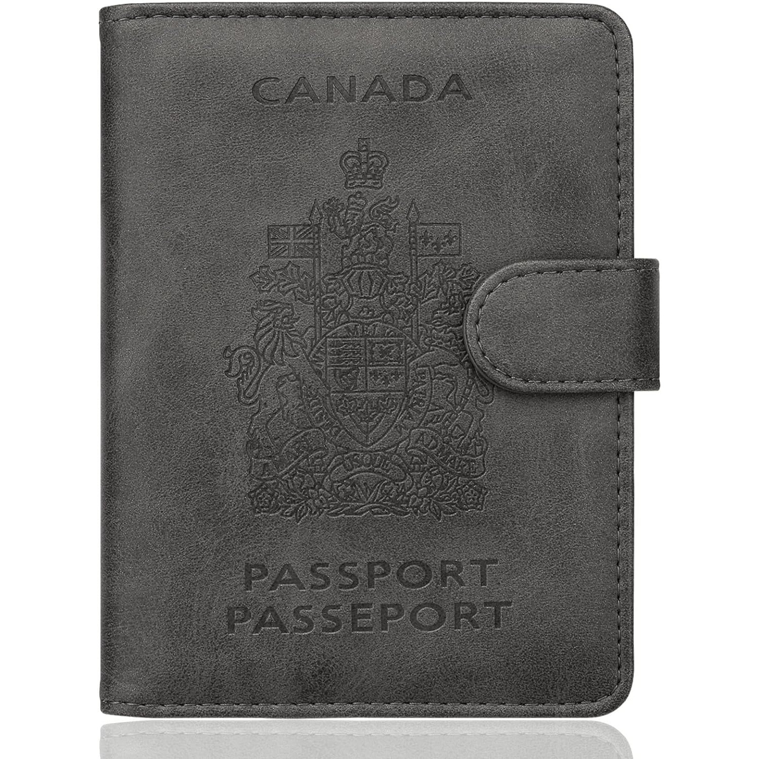 Étui portefeuille de voyage avec porte-passeport et blocage RFID