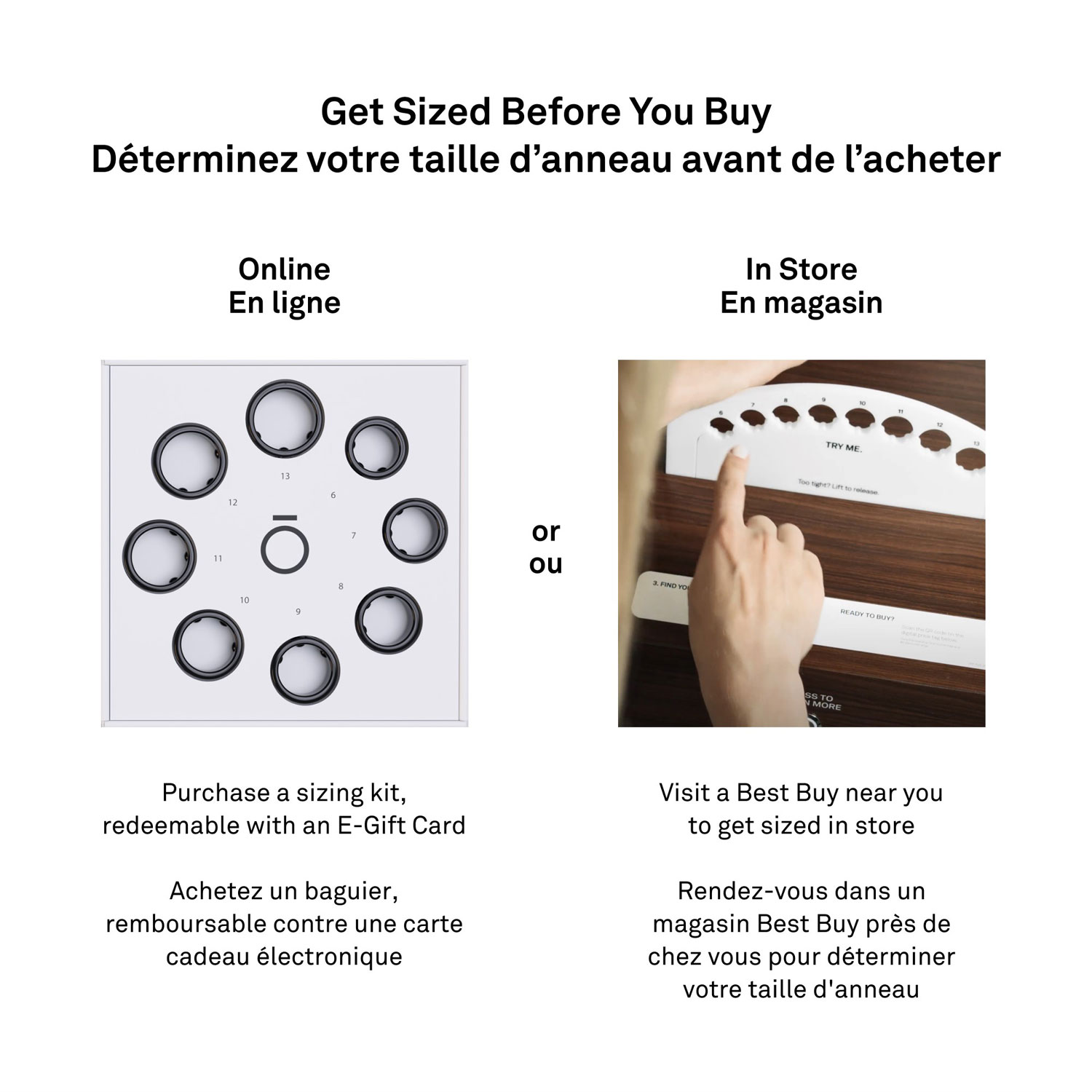 Oura Ring Gen3 Sizing Kit