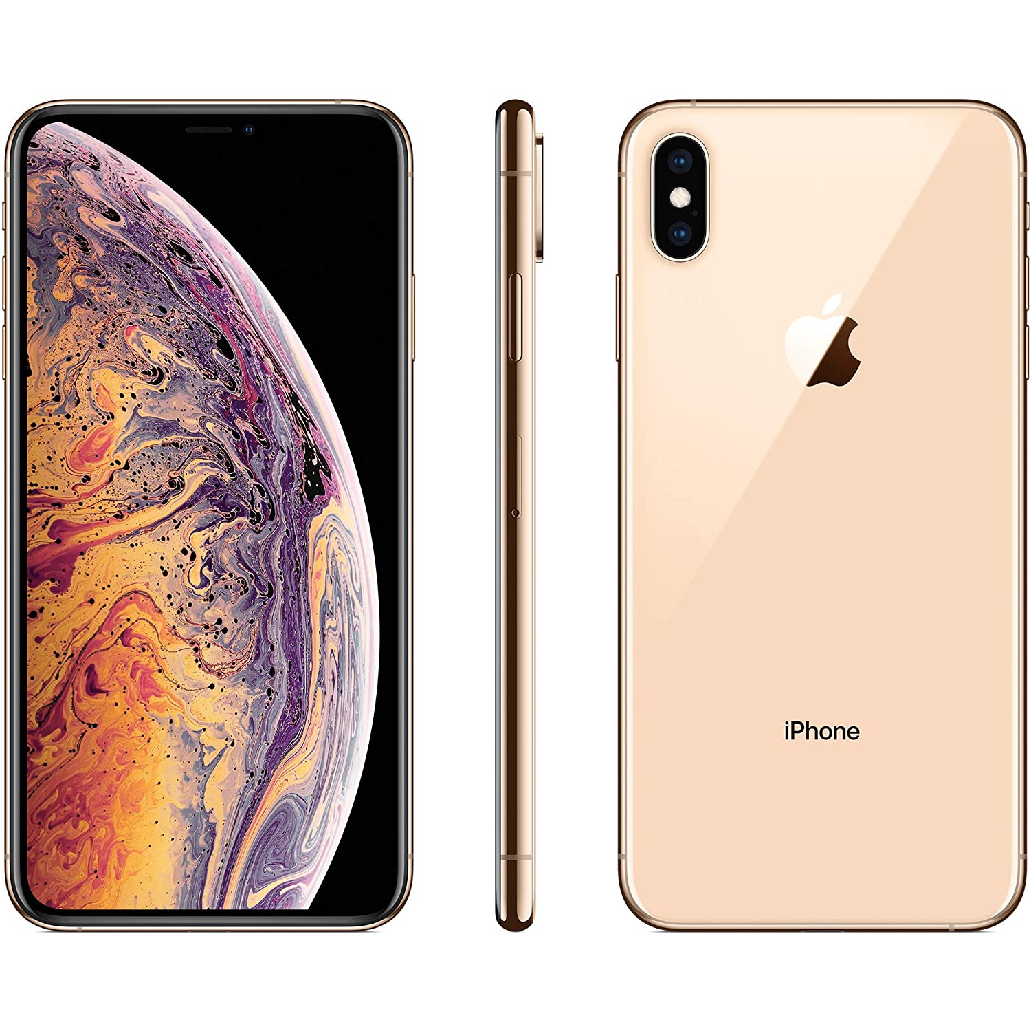 Refurbished (Excellent) Apple iPhone XS Max A1921 (Fully Unlocked) 64GB Gold