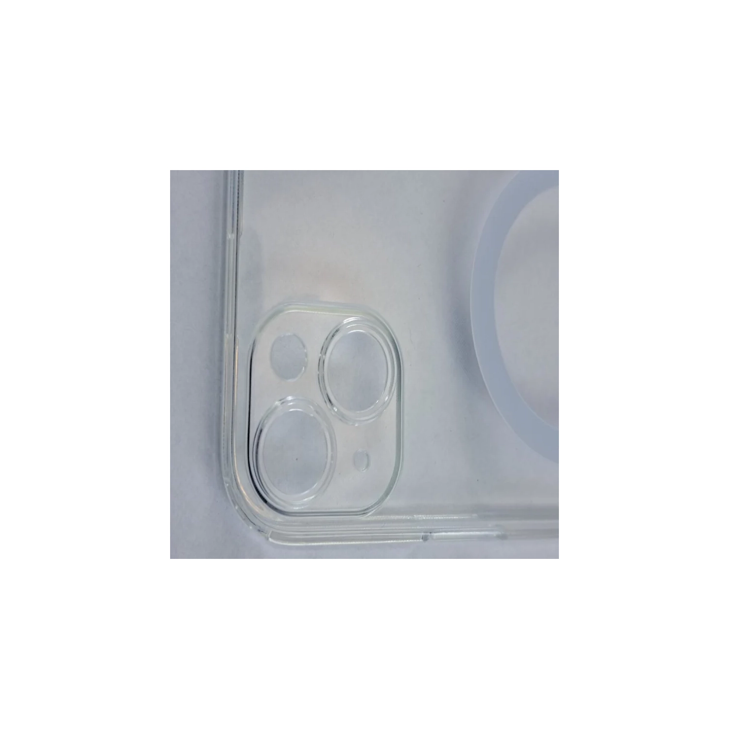 Clear TPU Case for iPhone 15 Pro Max with MagSafe Charging | Back Glass & Camera Lens Protector + Free Screen Protector