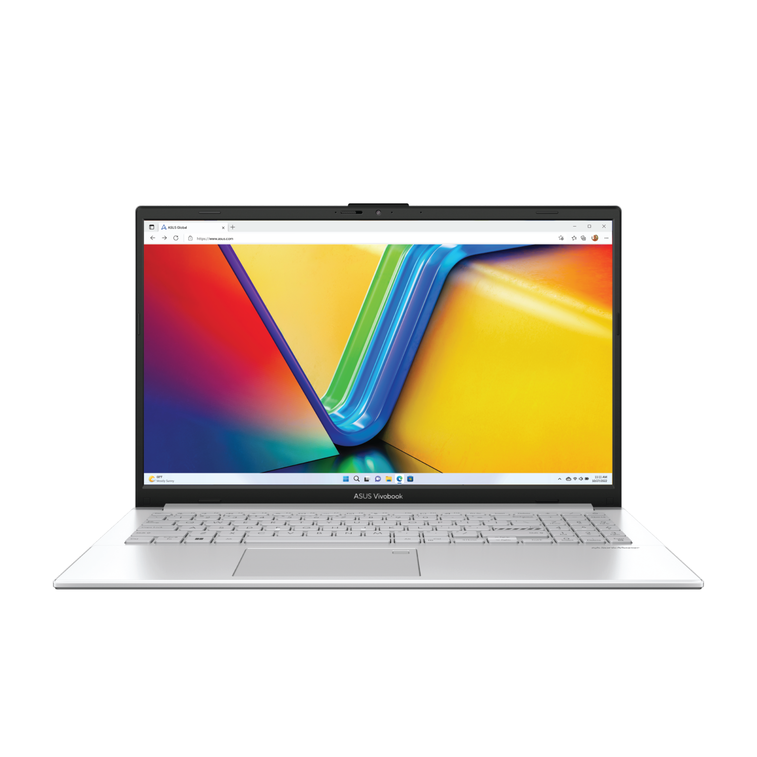 ASUS Vivobook Go 15 Laptop, 15.6” FHD Display, AMD Ryzen 3 7320U Processor, 8GB RAM, 128GB SSD, Windows 11 Home, Cool Silver, E1504FA-DB31-CA-SL