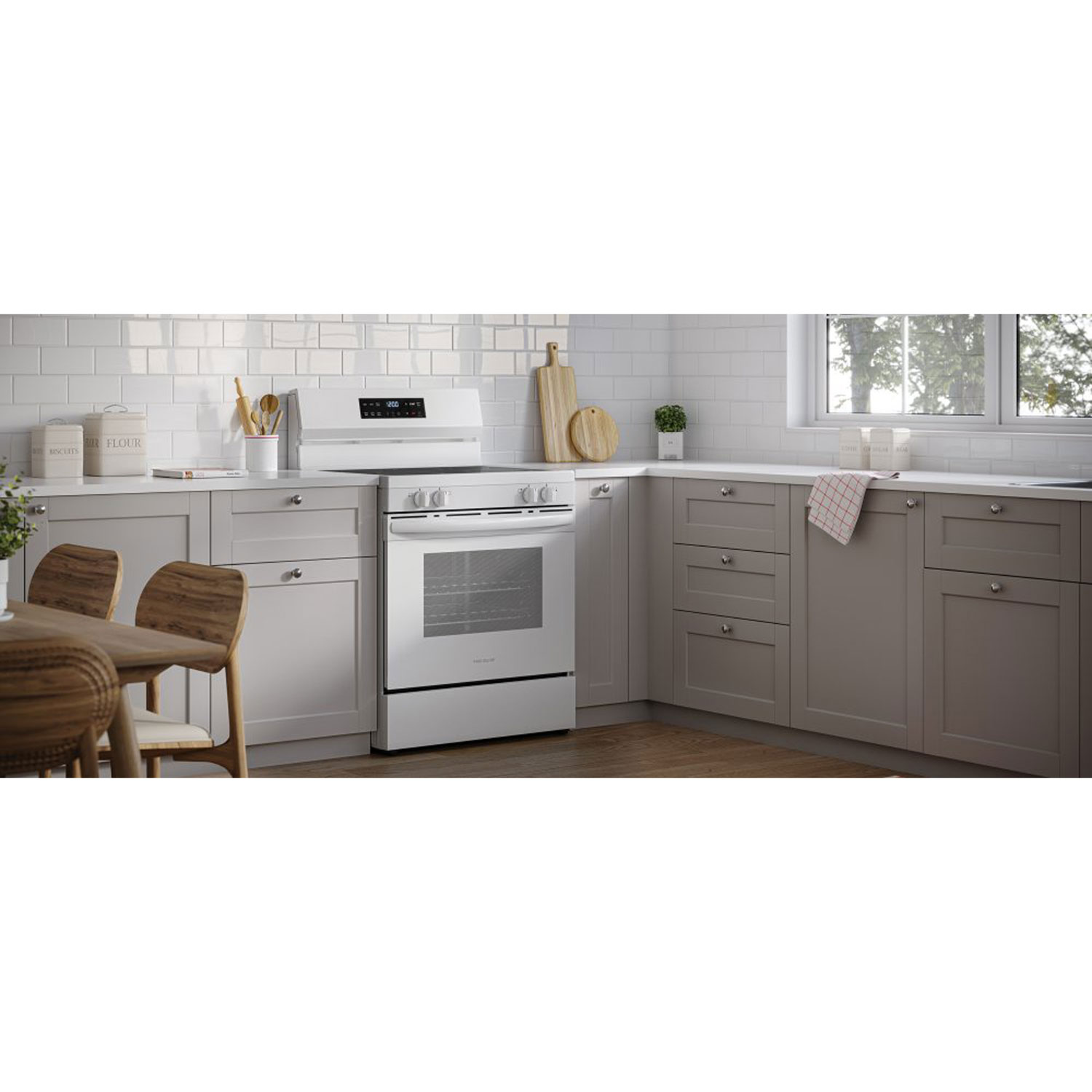 Frigidaire 30" 5.3 Cu. Ft. 5-Element Freestanding Electric Range - White