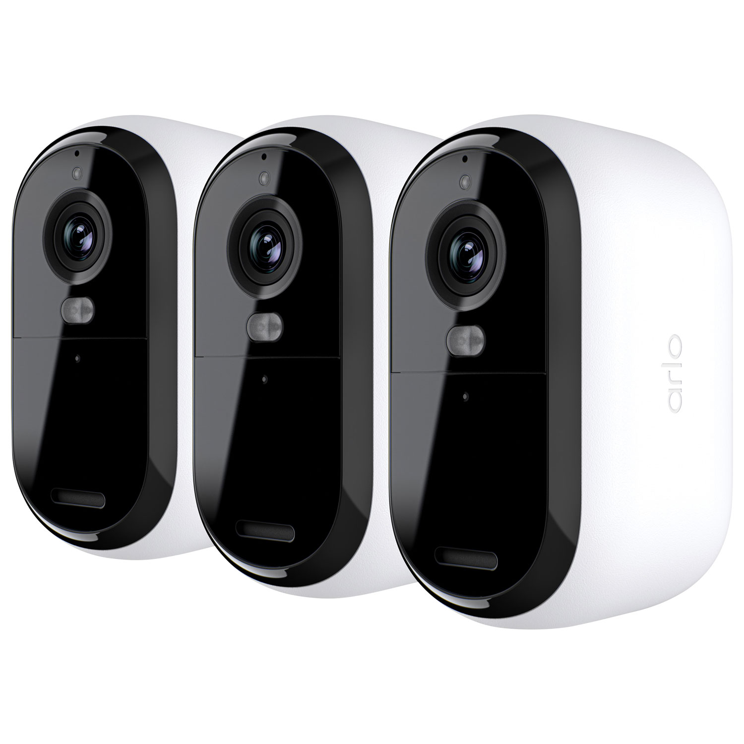 Arlo Essential XL Wire-Free Indoor/Outdoor HD Security Camera (2nd Generation) - 3 Pack - White - Only at Best Buy