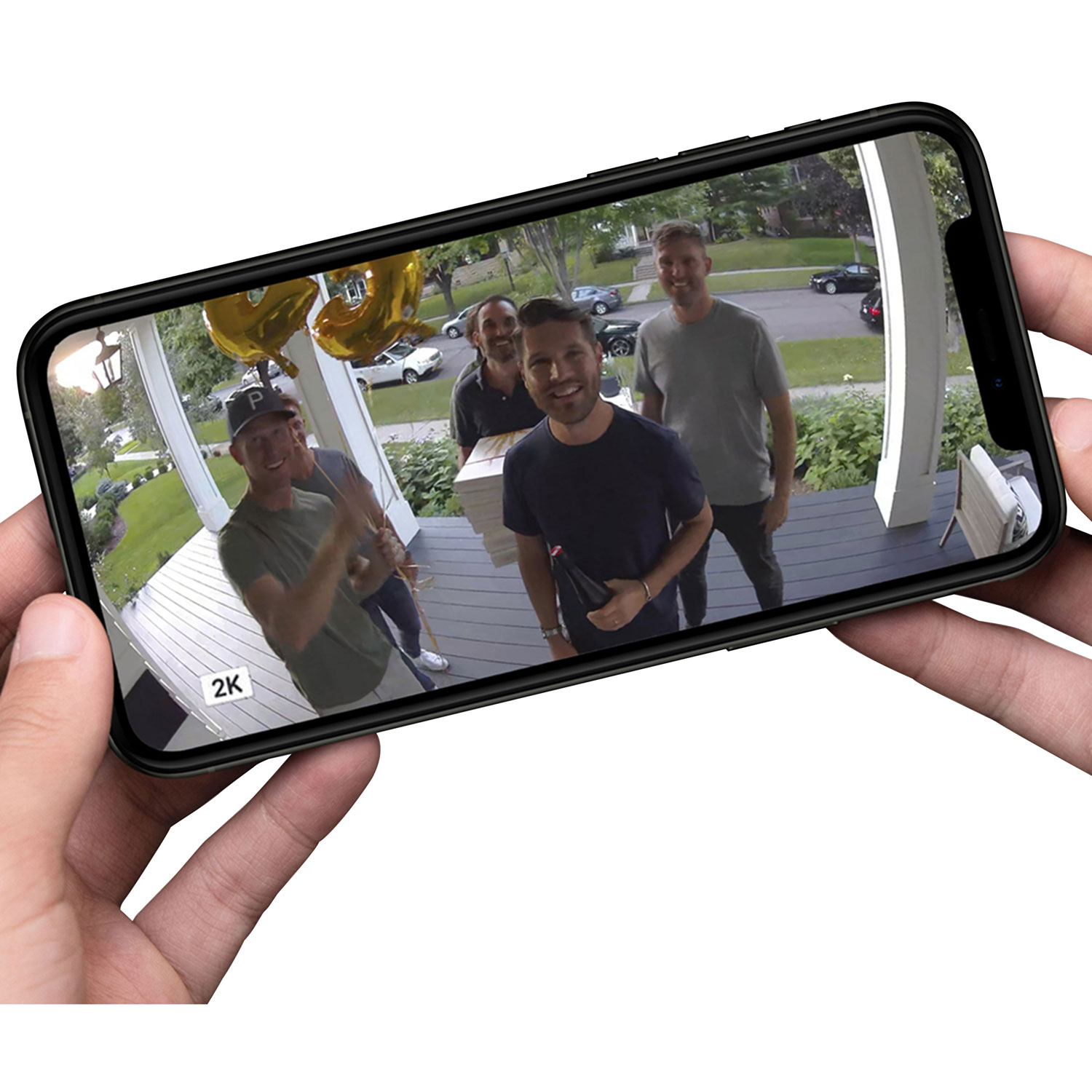 Arlo Essential XL Wire-Free Indoor/Outdoor 2K Security Camera - 3 Pack - White