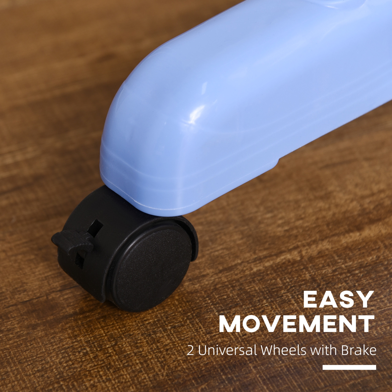 Support de séchage pliable de HOMCOM, panier de lavage en acier à 4 niveaux pour sécher les vêtements avec 2 ailes latérales et 4 roulettes, usage