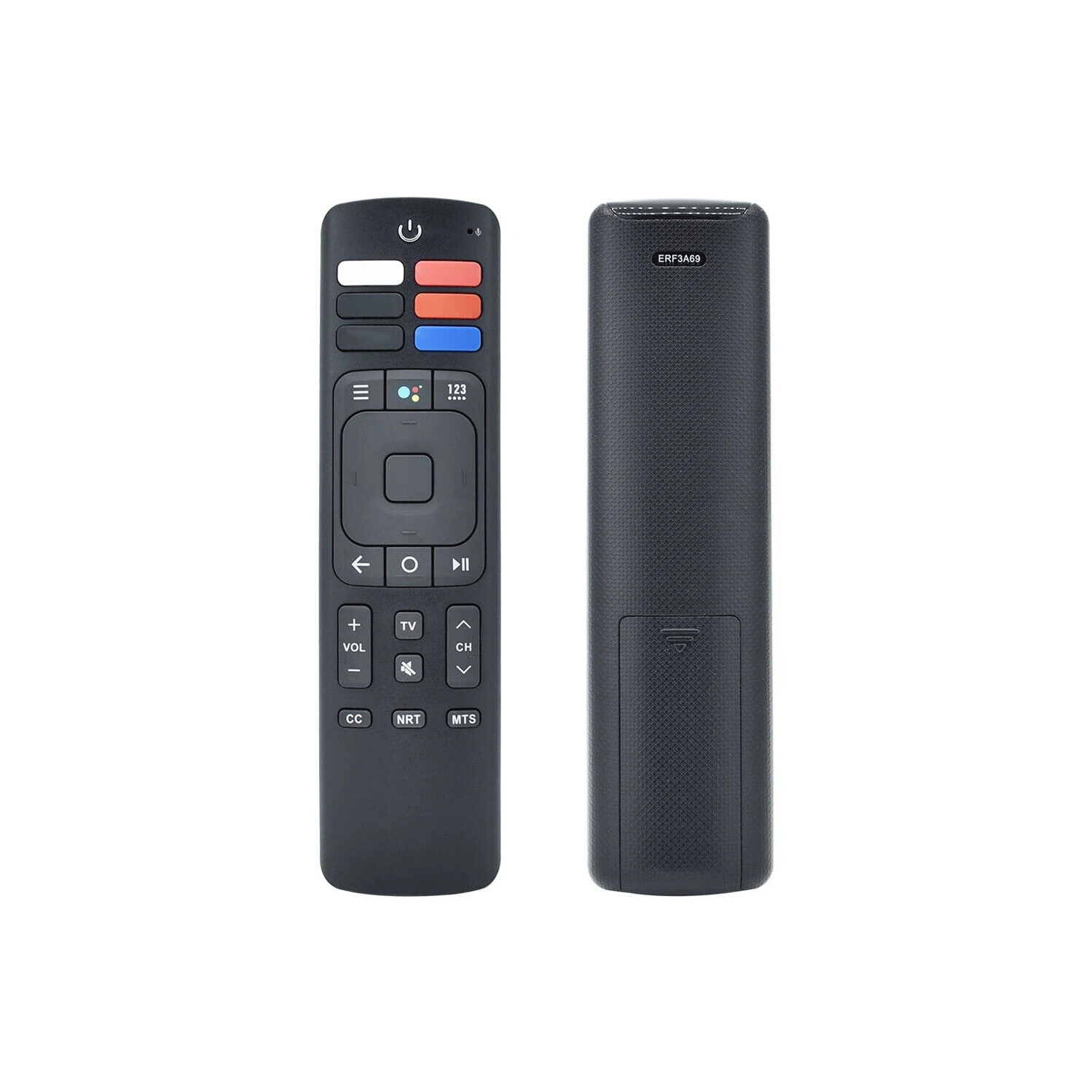 ERF3A69 ERF3169H ERF3B69 Television Remote Control with for Netflix Google Play Sling Button Wireless Remote Control for Hisense/Sharp Smart TV (No Voice Function)