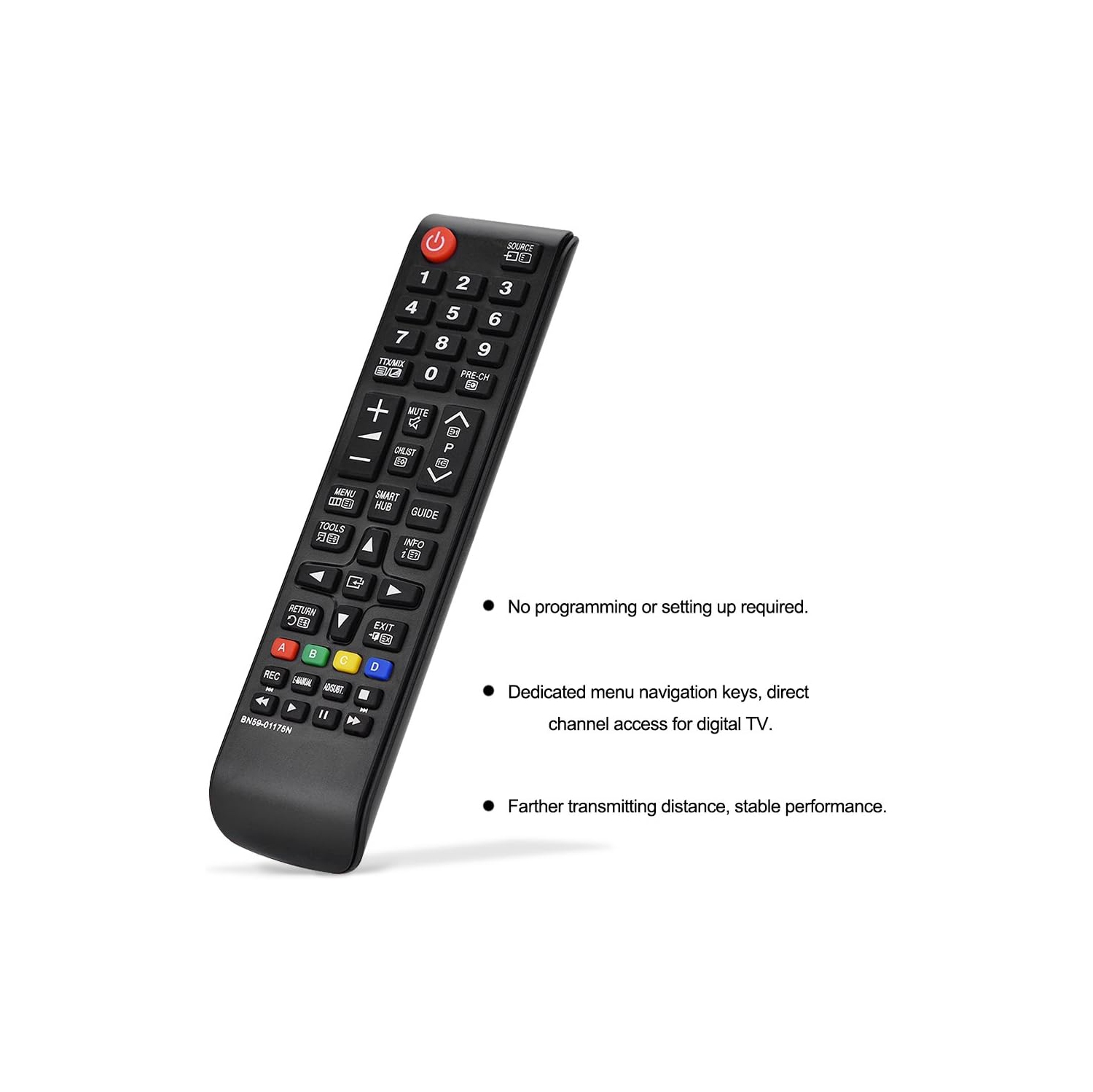 BN59-01175N remplacement de l'installation à distance pour le téléviseur Samsung BN59-01199F TM1240&nbsp;A UE46EH5000 AA59-00602&nbsp;A