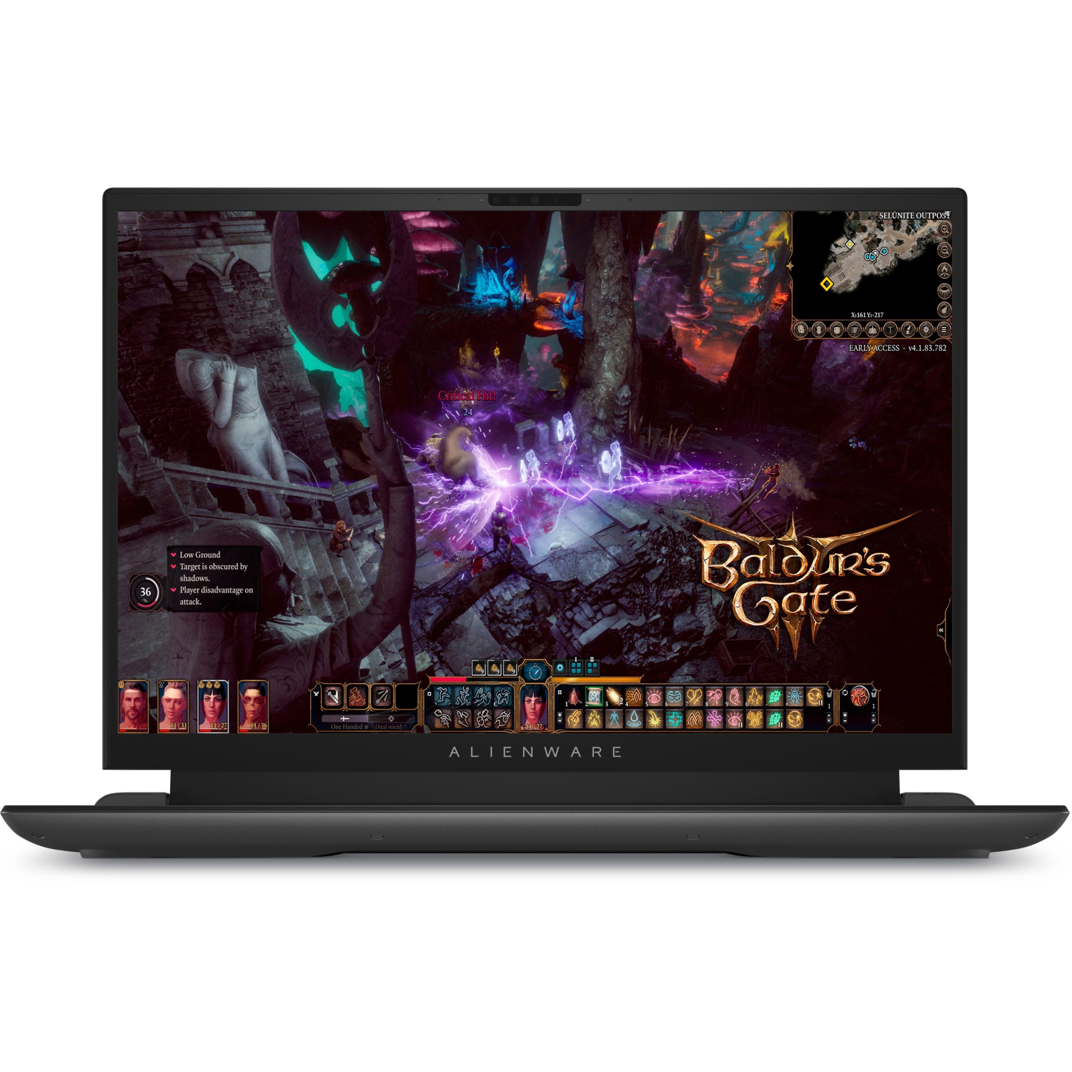 Refurbished (Excellent) – Dell Alienware m18 Gaming Laptop (2023) | 18" FHD+ | Core i7 - 2TB SSD - 32GB RAM - RTX 4050 | 14 Cores @ 4.9 GHz - 13th Gen CPU - 6GB GDDR6