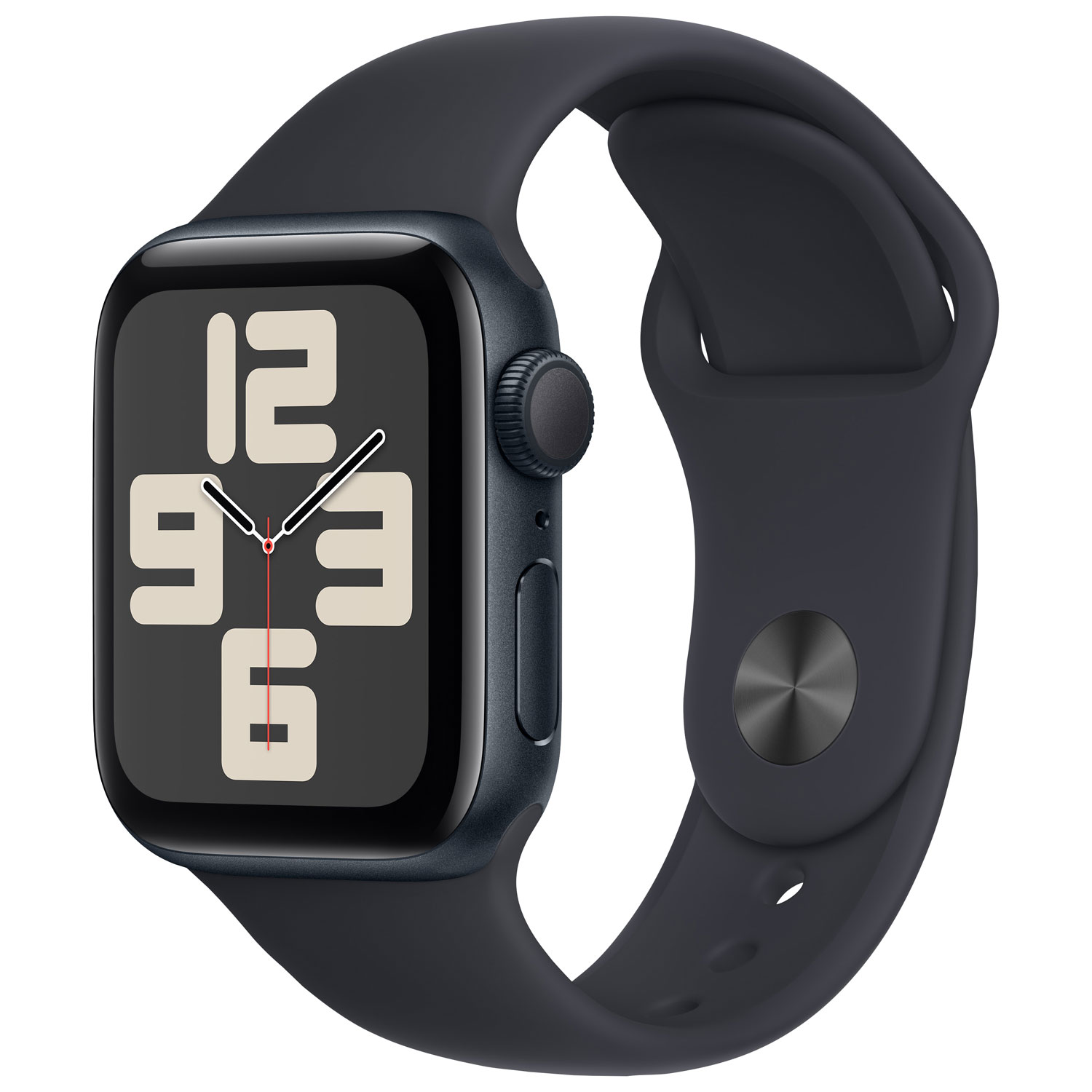 Apple Watch SE (GPS) 40mm Midnight Aluminum Case with Midnight Sport Band - Small / Medium