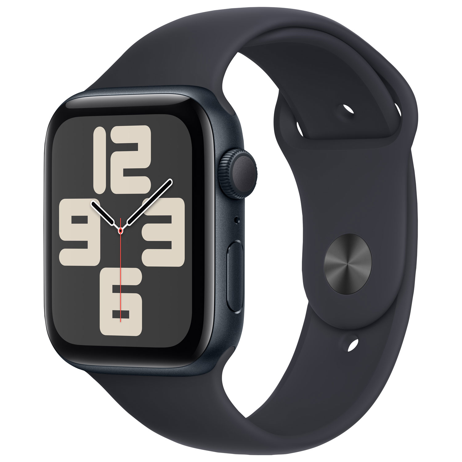 Apple Watch SE (GPS) 44mm Midnight Aluminum Case with Midnight Sport Band - Medium / Large