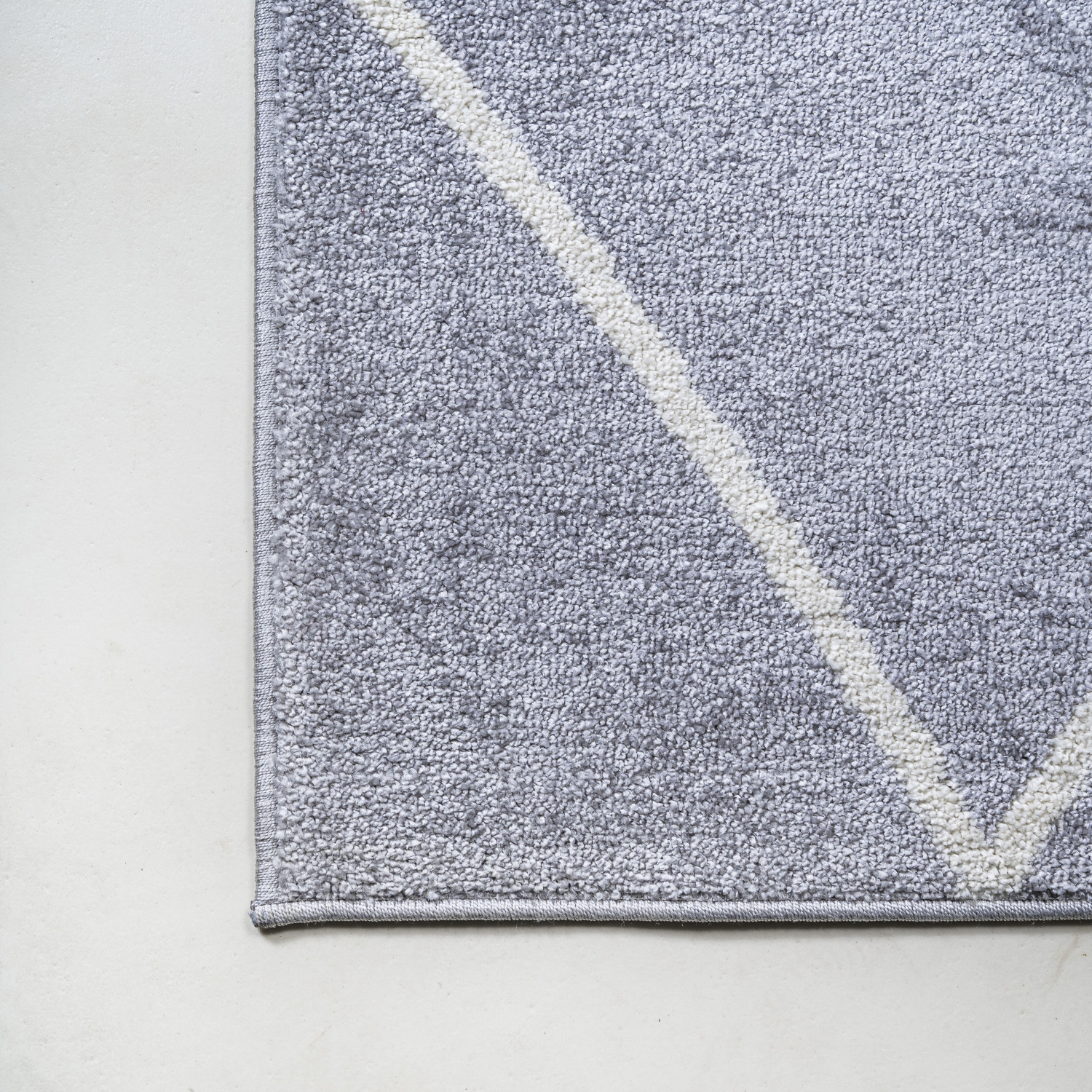 Tapis avec treillis à losanges de Cole Minimalist