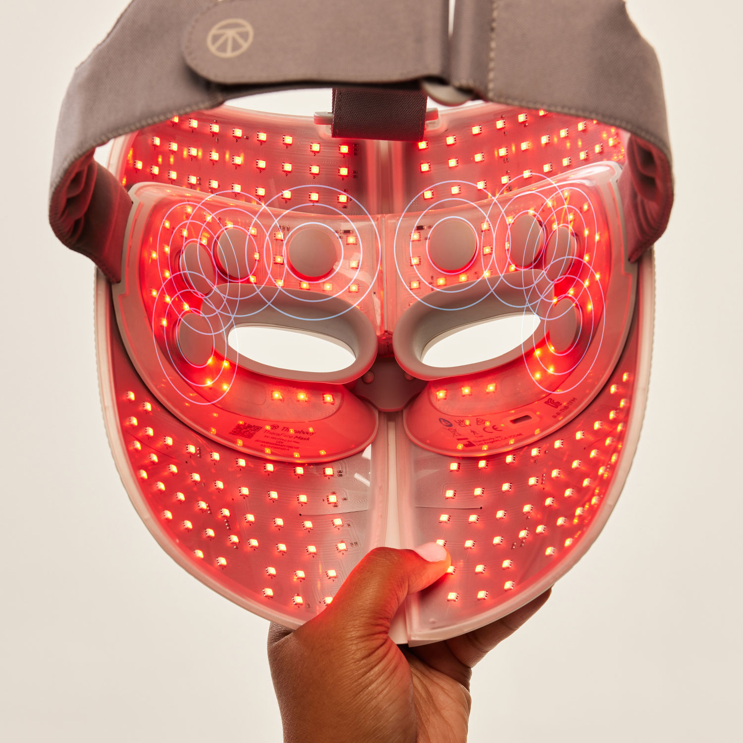 Therabody TheraFace Mask - LED Skincare Mask with Vibration - White - Exclusive Retail Partner