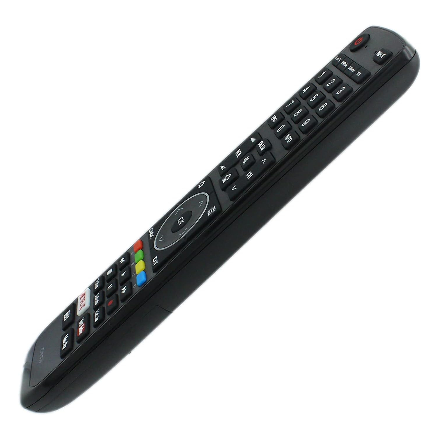 EN3C39 Remote Control Replacement for Hisense Smart TV 50N7 50P7 55N7 55P7 65N7 65N8 65N9 65P7 65P8 65P9 75N7 75N9 75P9 75P7 55PX 75R7 N7 N8 N9