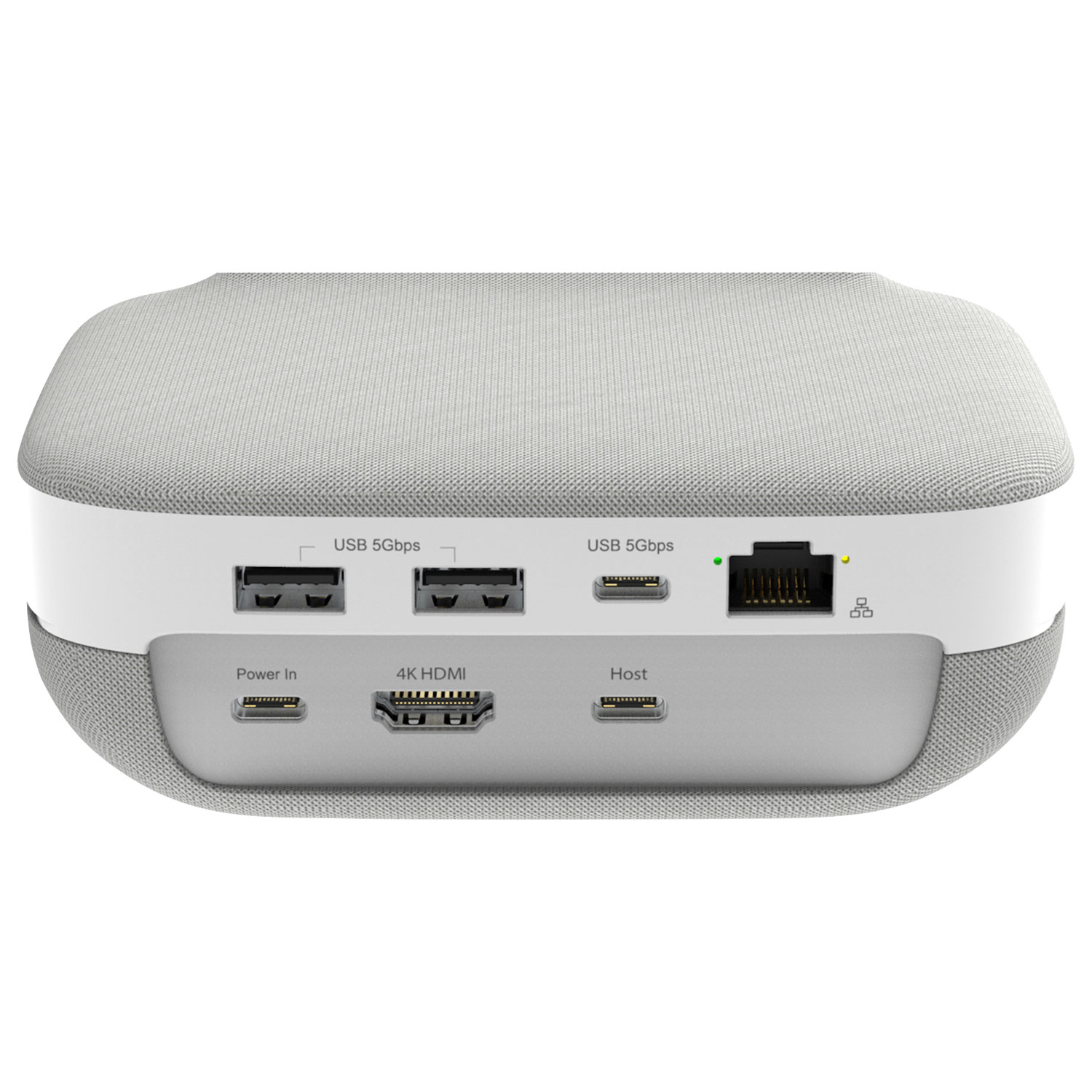 j5create USB-C 4K Speakerphone Dock - Grey/White