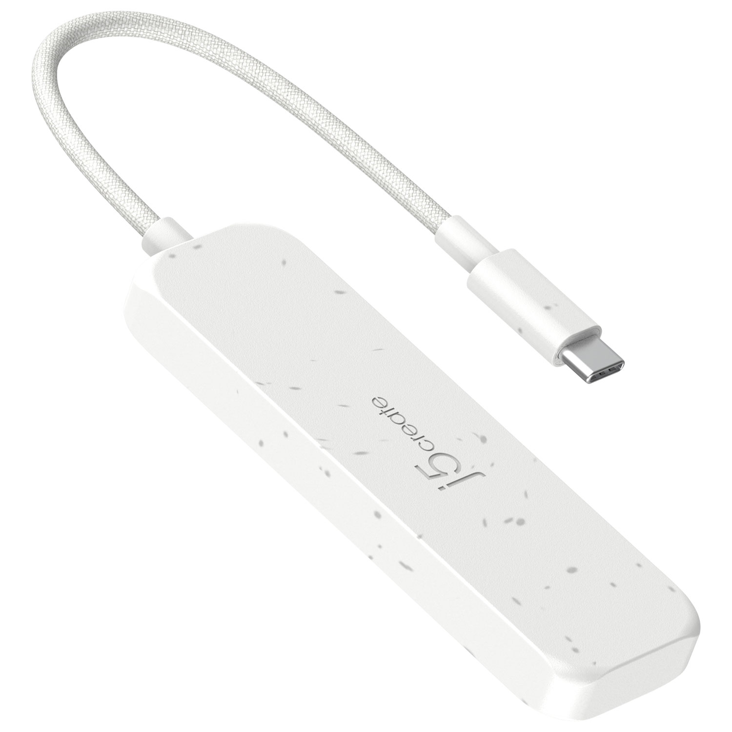 j5create USB-C to Type-C/Type-A Hub - White