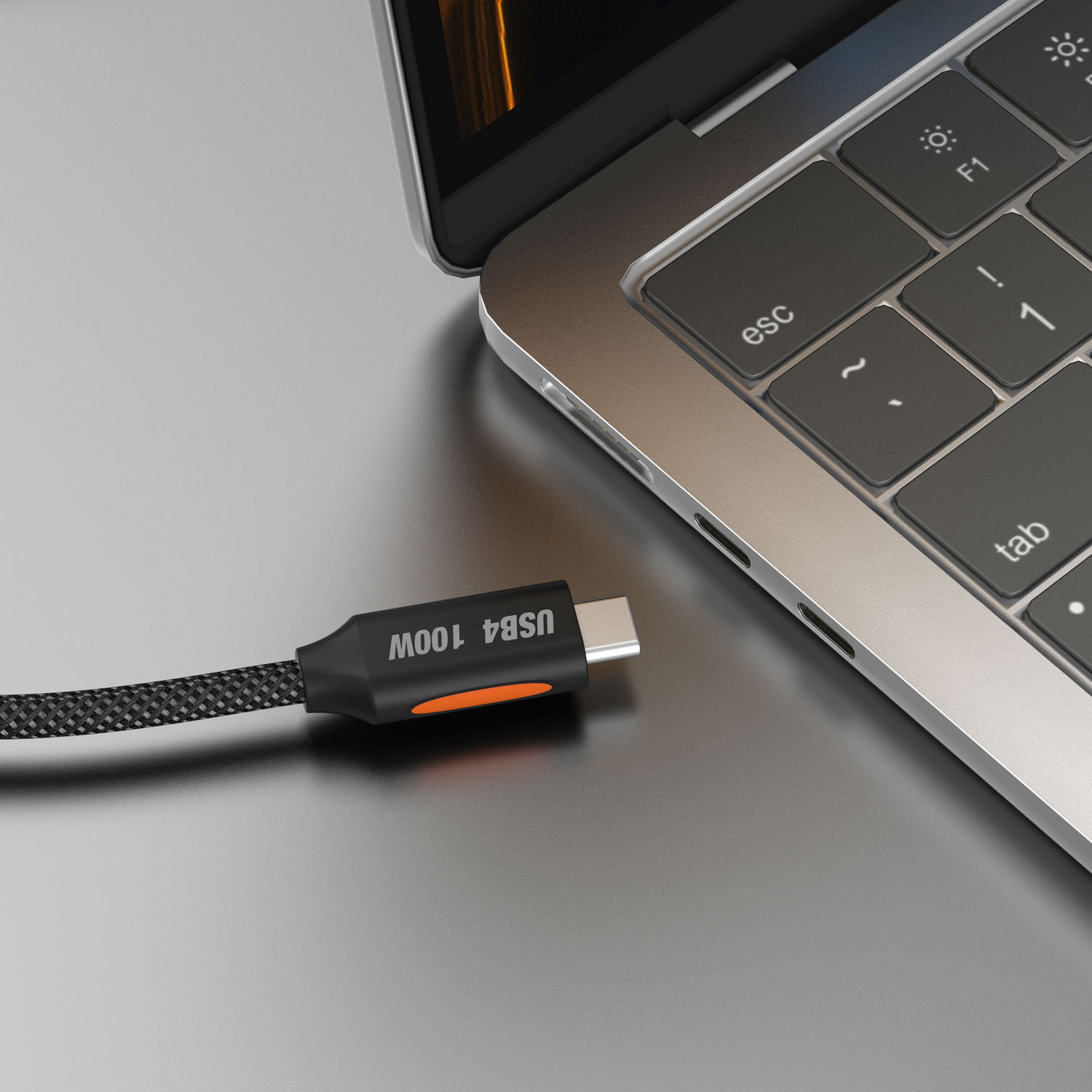 Câble tissé USB-C de 40 Gb/s et 100 W de j5create