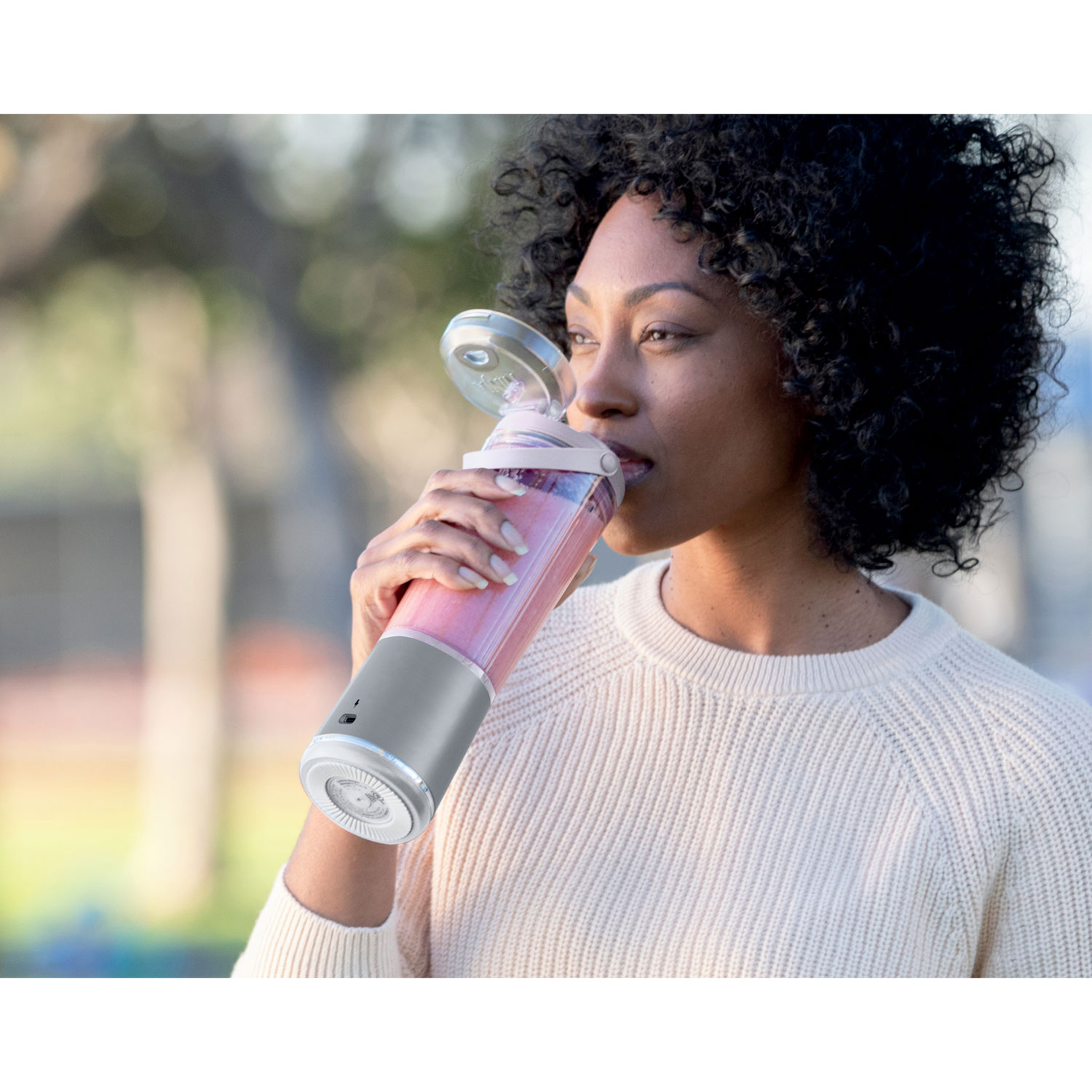 Ninja Blast 18oz 120-Watt Portable Blender - White