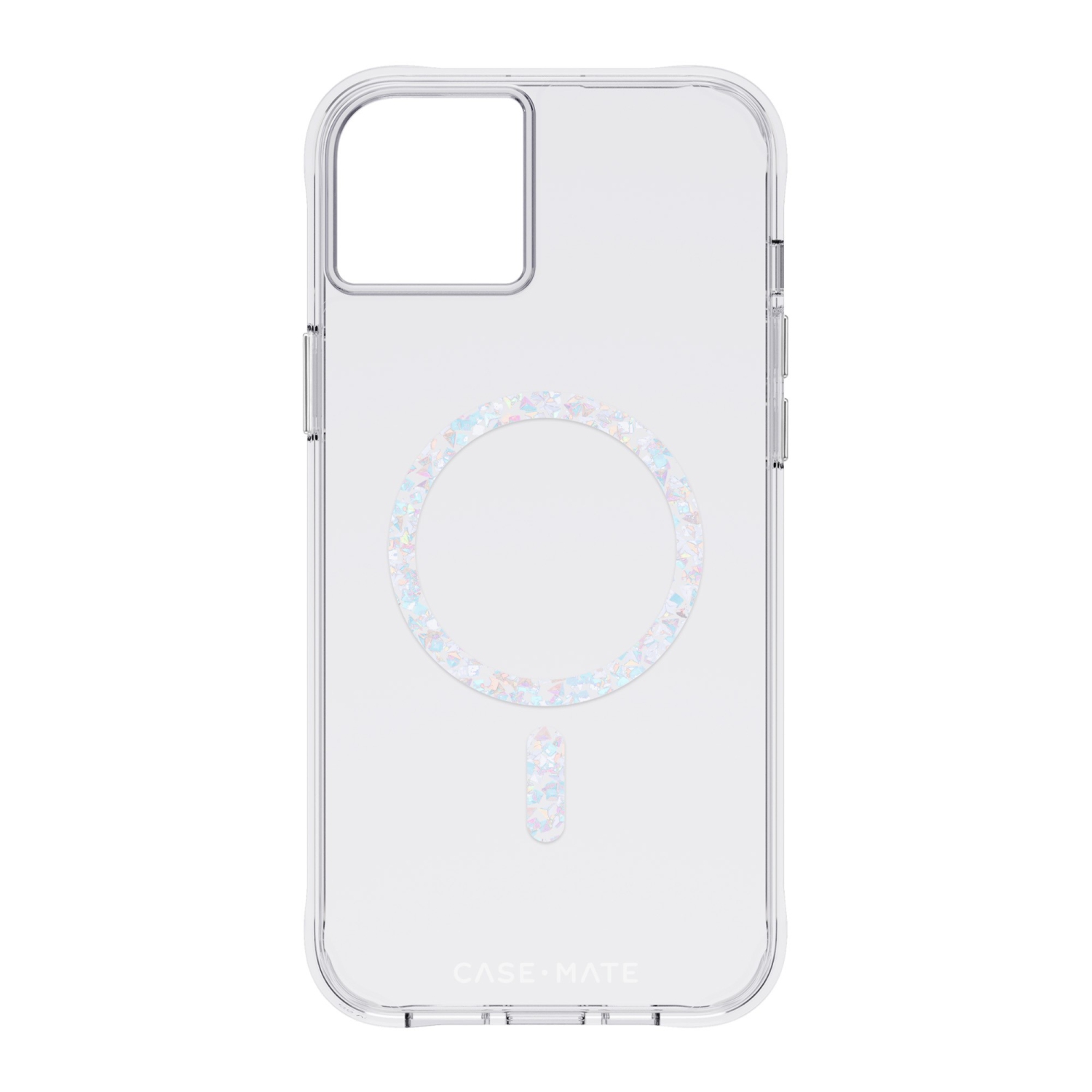 Case-Mate Twinkle MagSafe iPhone: 15 Plus, 14 Plus Plastic Fitted Hard Shell Case – Translucent