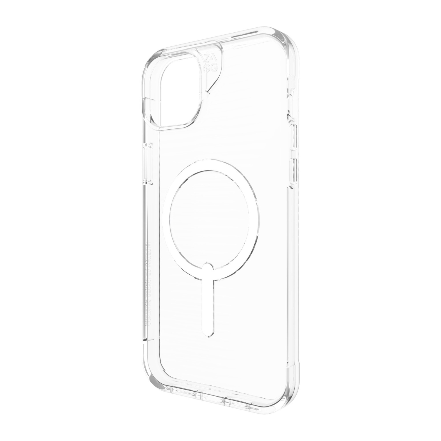ZAGG Luxe Snap Case compatible with iPhone: 15 Plus, 14 Plus - translucent