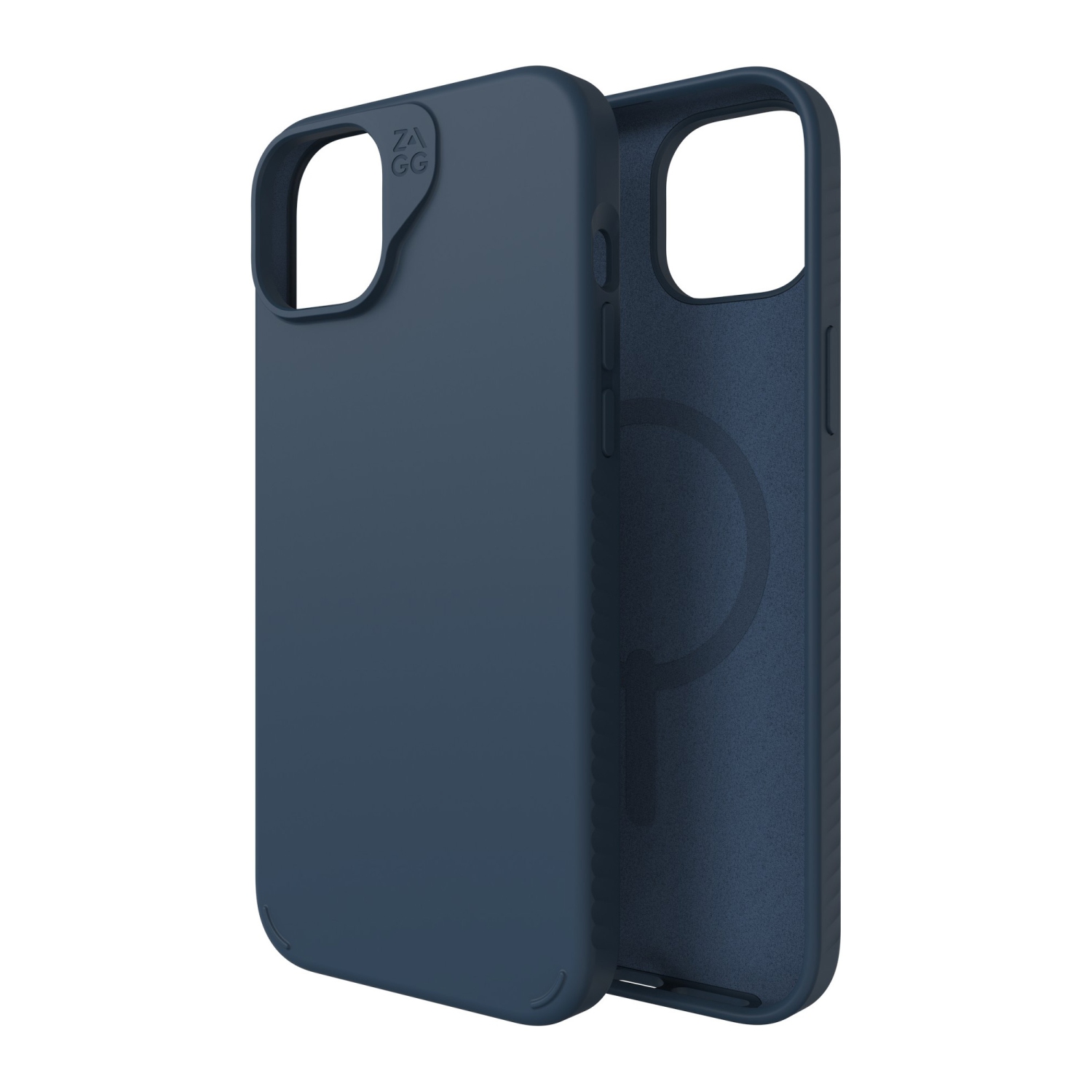 ZAGG Manhattan Snap Case compatible with iPhone: 15 Plus, 14 Plus - blue