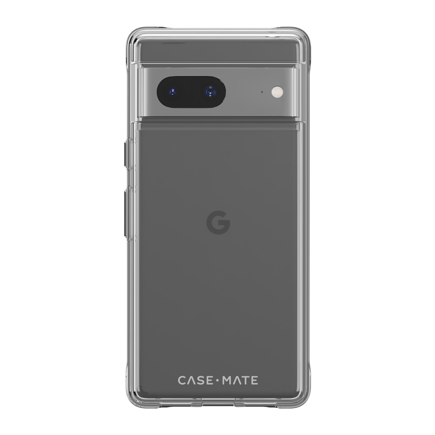 Étui rigide ajusté en plastique Tough Pixel 7a de Case-Mate – translucide