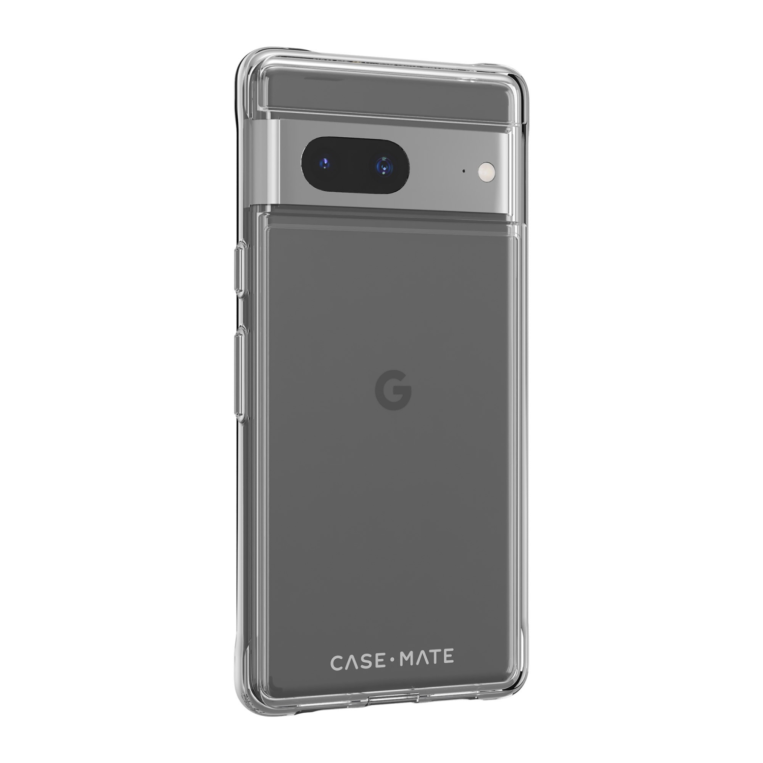 Étui rigide ajusté en plastique Tough Pixel 7a de Case-Mate – translucide